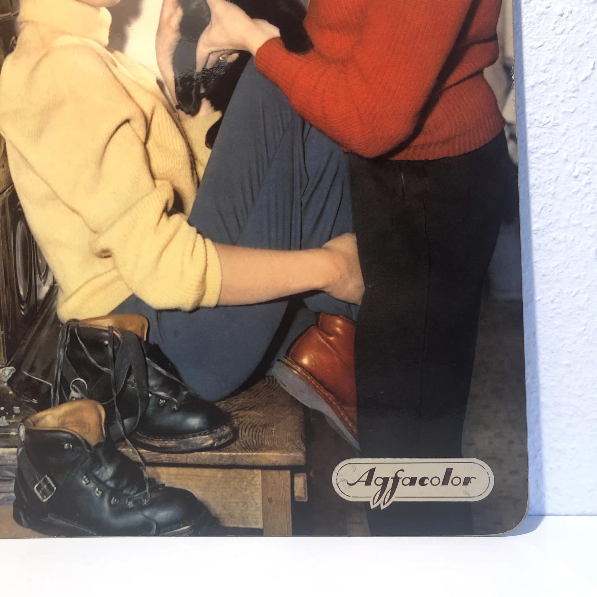 Wall Advertisement Agfacolor, multicolor, wood, Germany, 1970s. - 26766