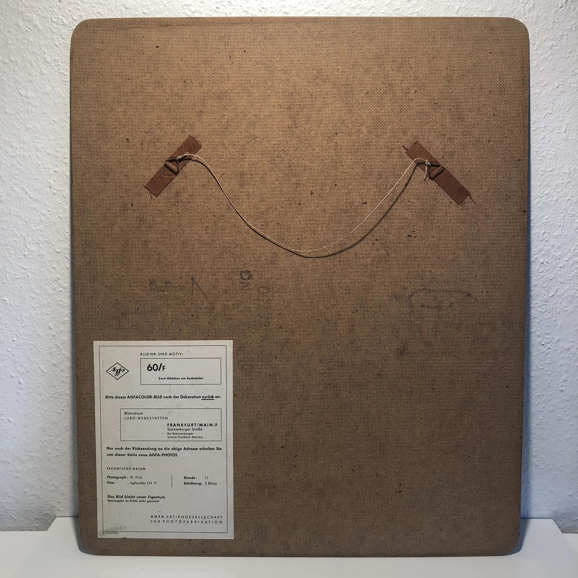 Wall Advertisement Agfacolor, multicolor, wood, Germany, 1970s. - 26770