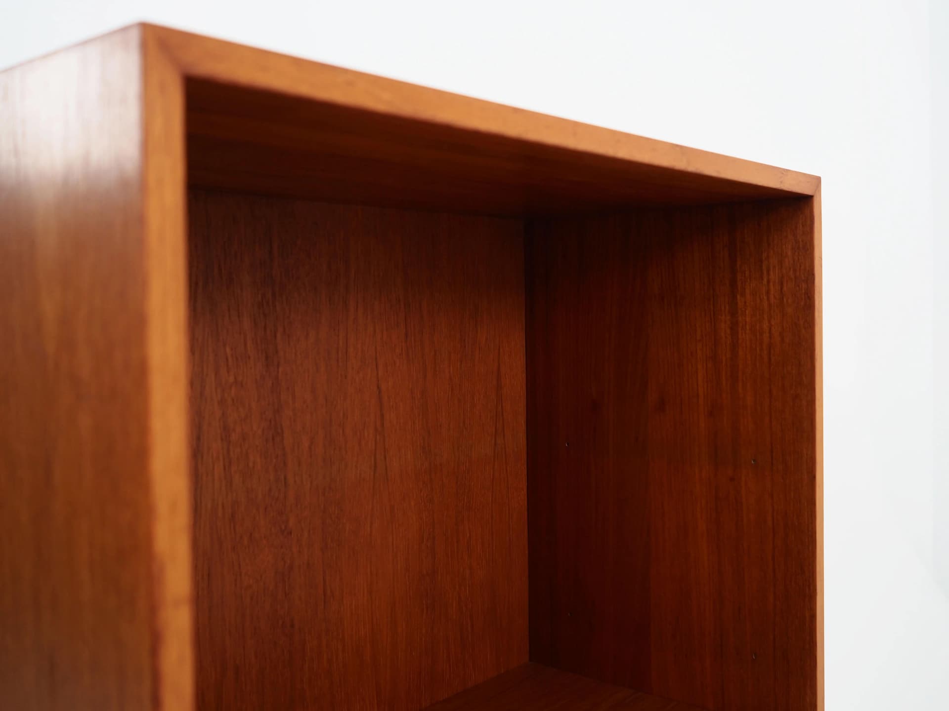 Bookcase, orange teak, Denmark, 1970s - 26856