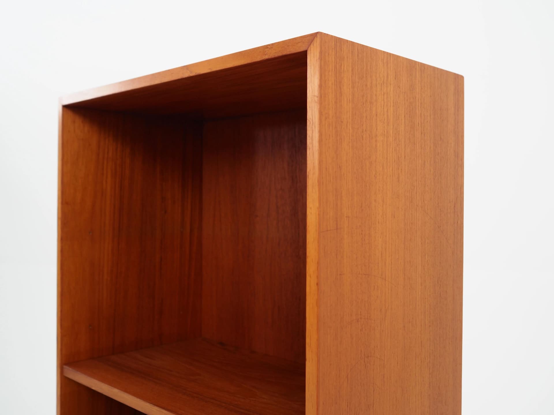 Bookcase, orange teak, Denmark, 1970s - 26858