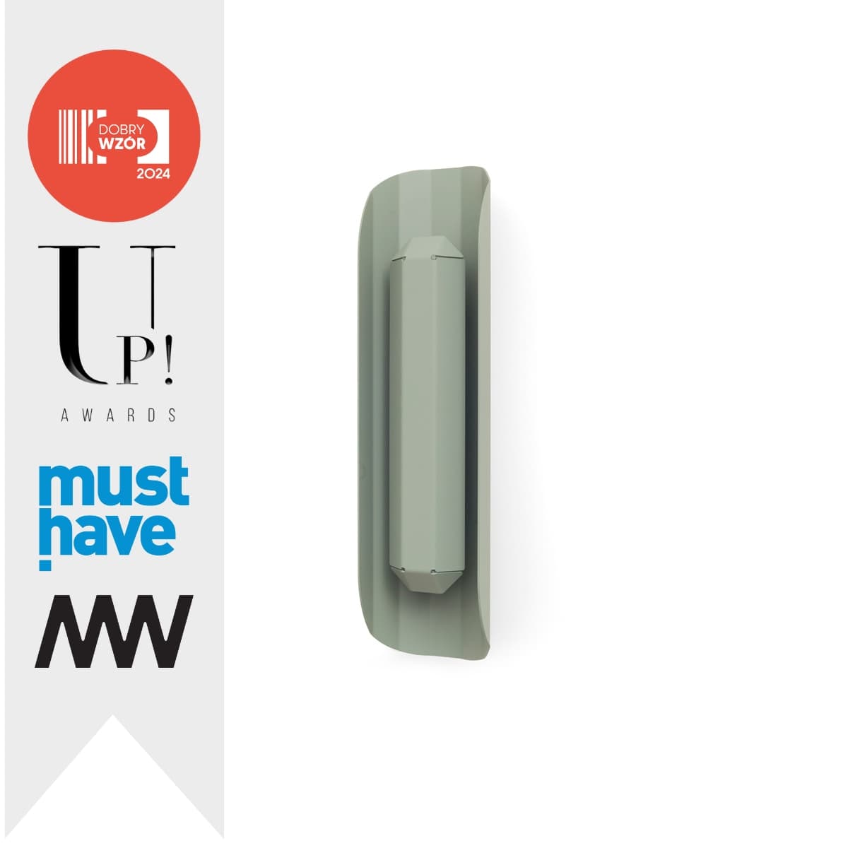 APOLIN 45cm wall lamp, sage, Kaspa x Grynasz Studio - 3045