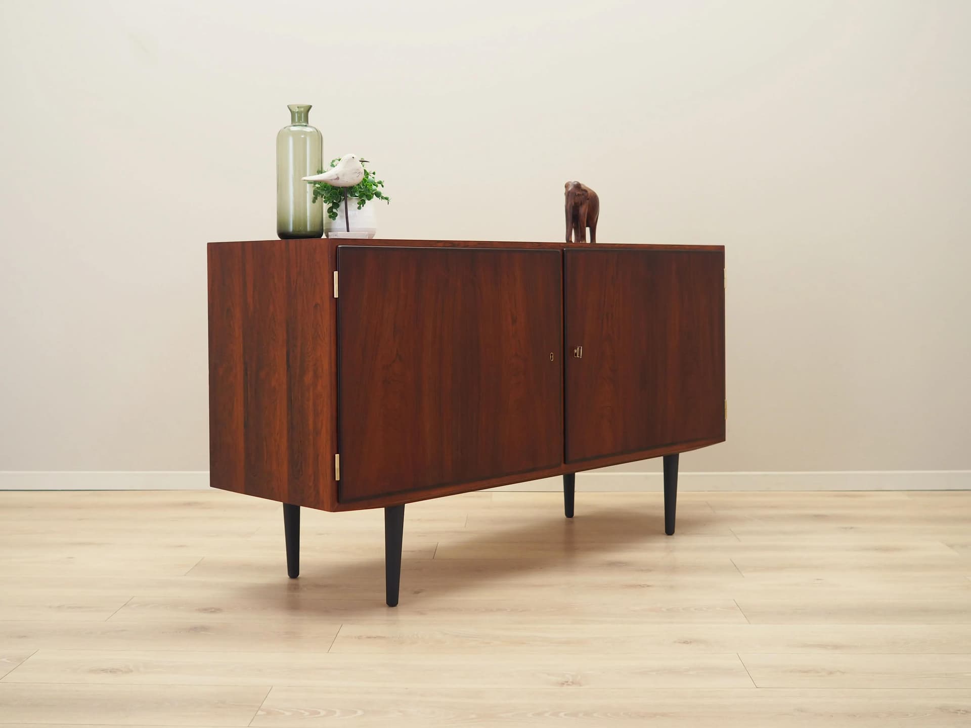 Sideboard, brown rosewood, by C. Jensen, Hundevad&Co., Denmark, 1970s. - 27435