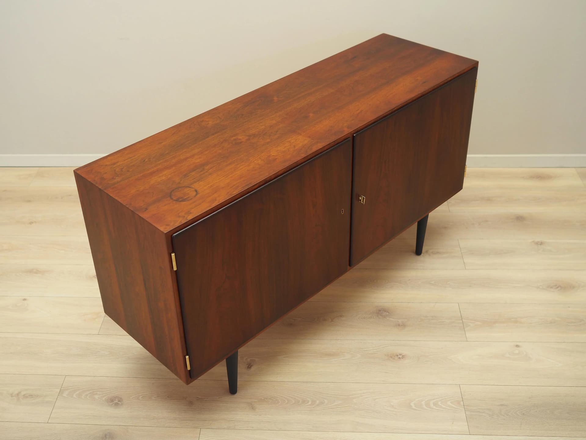 Sideboard, brown rosewood, by C. Jensen, Hundevad&Co., Denmark, 1970s. - 27436