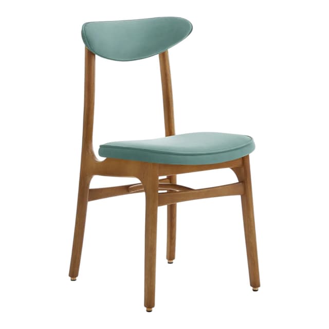 Krzesło 200-190 Velvet Mint, velvet miętowy, jesion 03 Dark, proj. R. Hałas, 366 Concept - WYMIARY