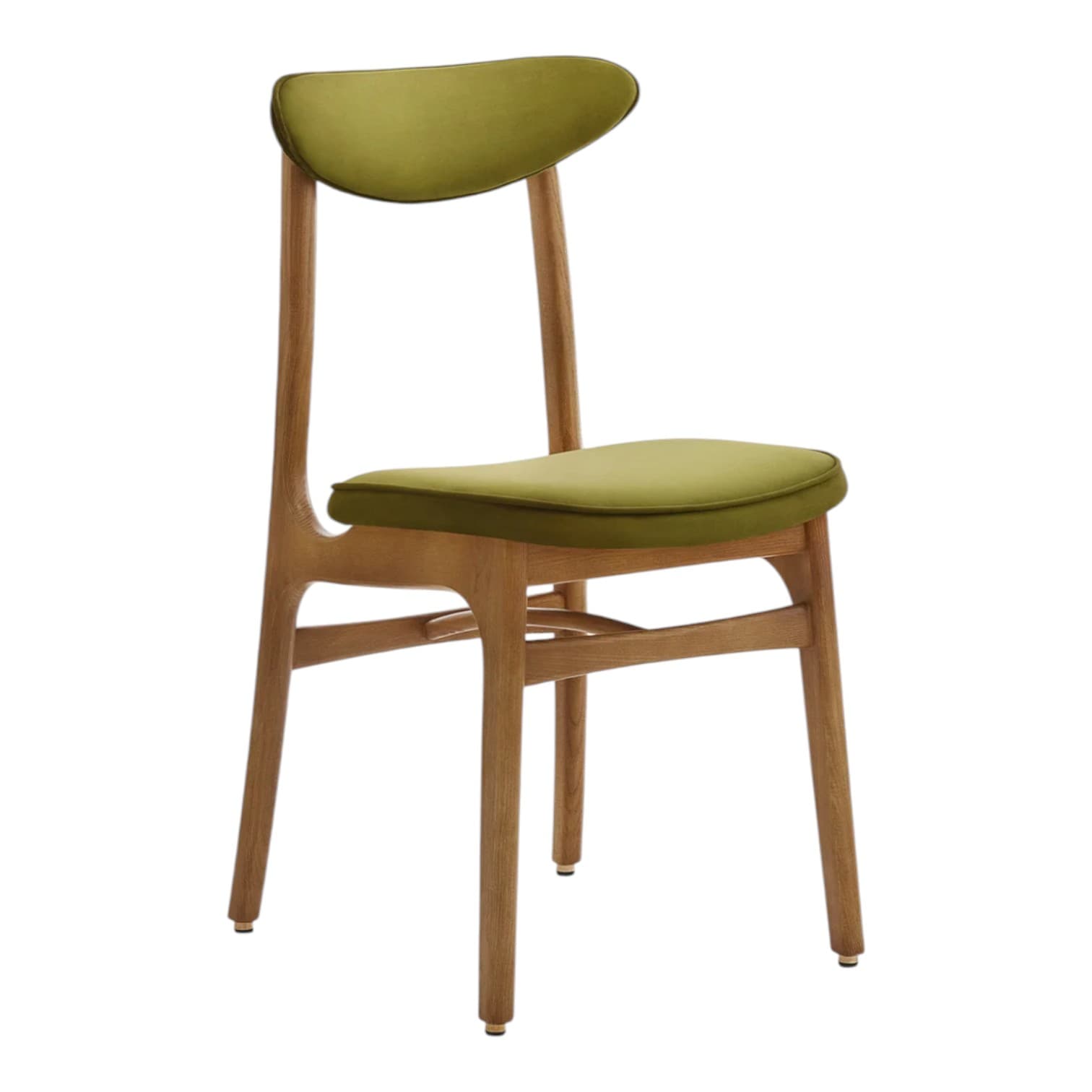 200-190 Chair 45x52x83 cm ash olive velvet, by Rajmund Hałas