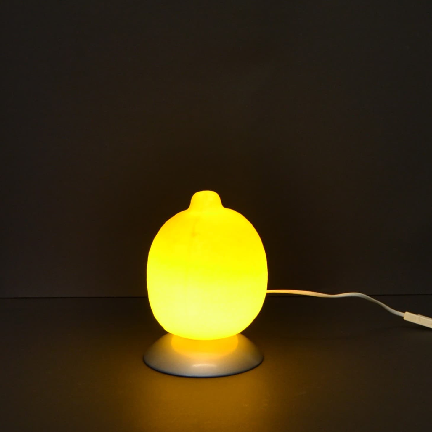 Table Lamp Lemon, yellow glass, Ikea, Sweden, 1990s. - 194