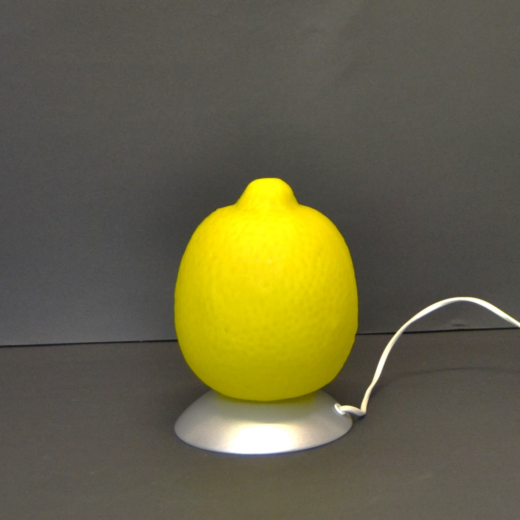 Table Lamp Lemon, yellow glass, Ikea, Sweden, 1990s. - 195