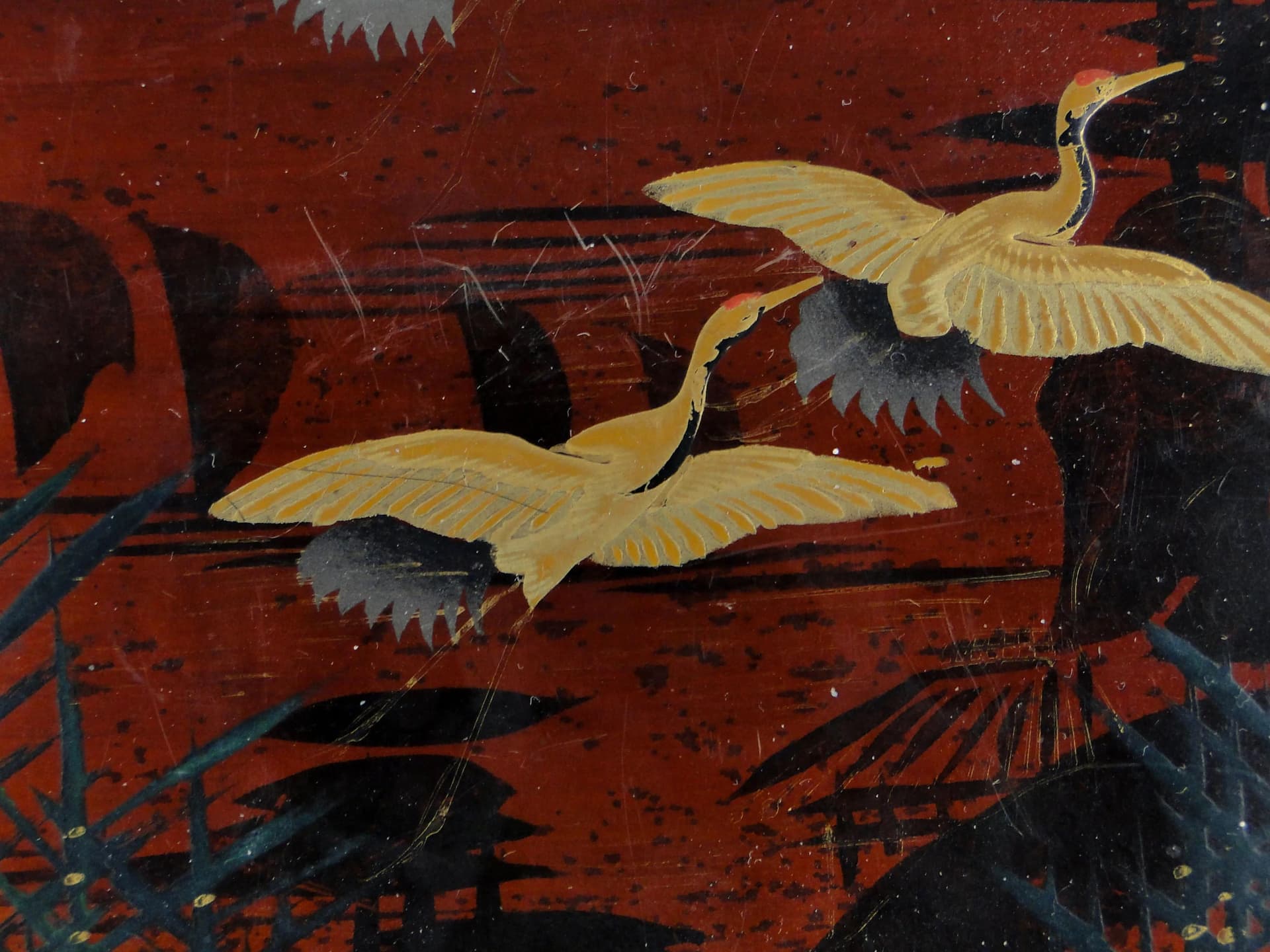 Lacquer box, dark brown wood, Japan, early 20th c. - 27931