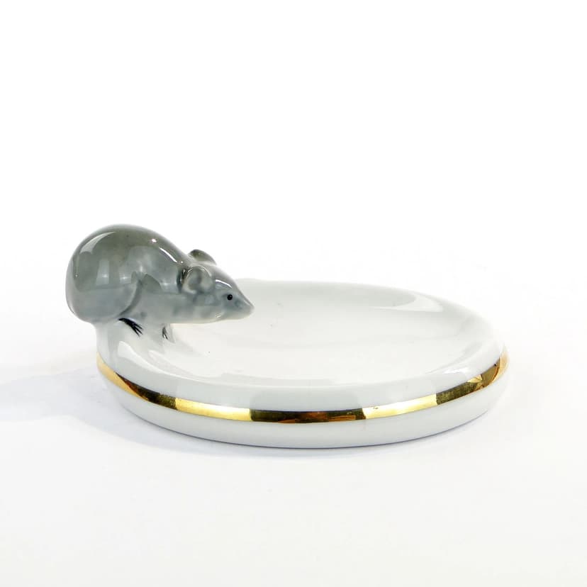 Miseczka dekoracyjna, porcelana biała, Karl Ens, Niemcy, lata 60.