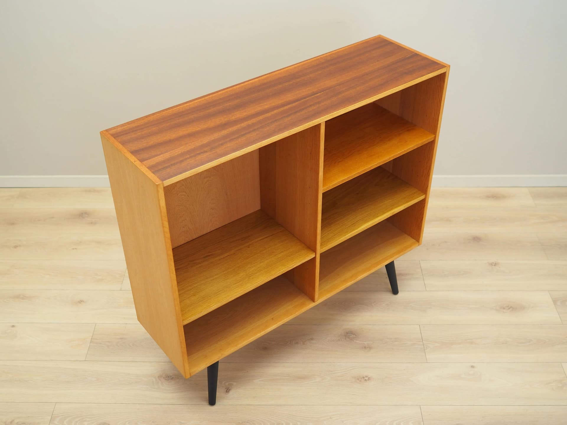 Bookshelf, yellow ash, Denmark, 1970s - 27959