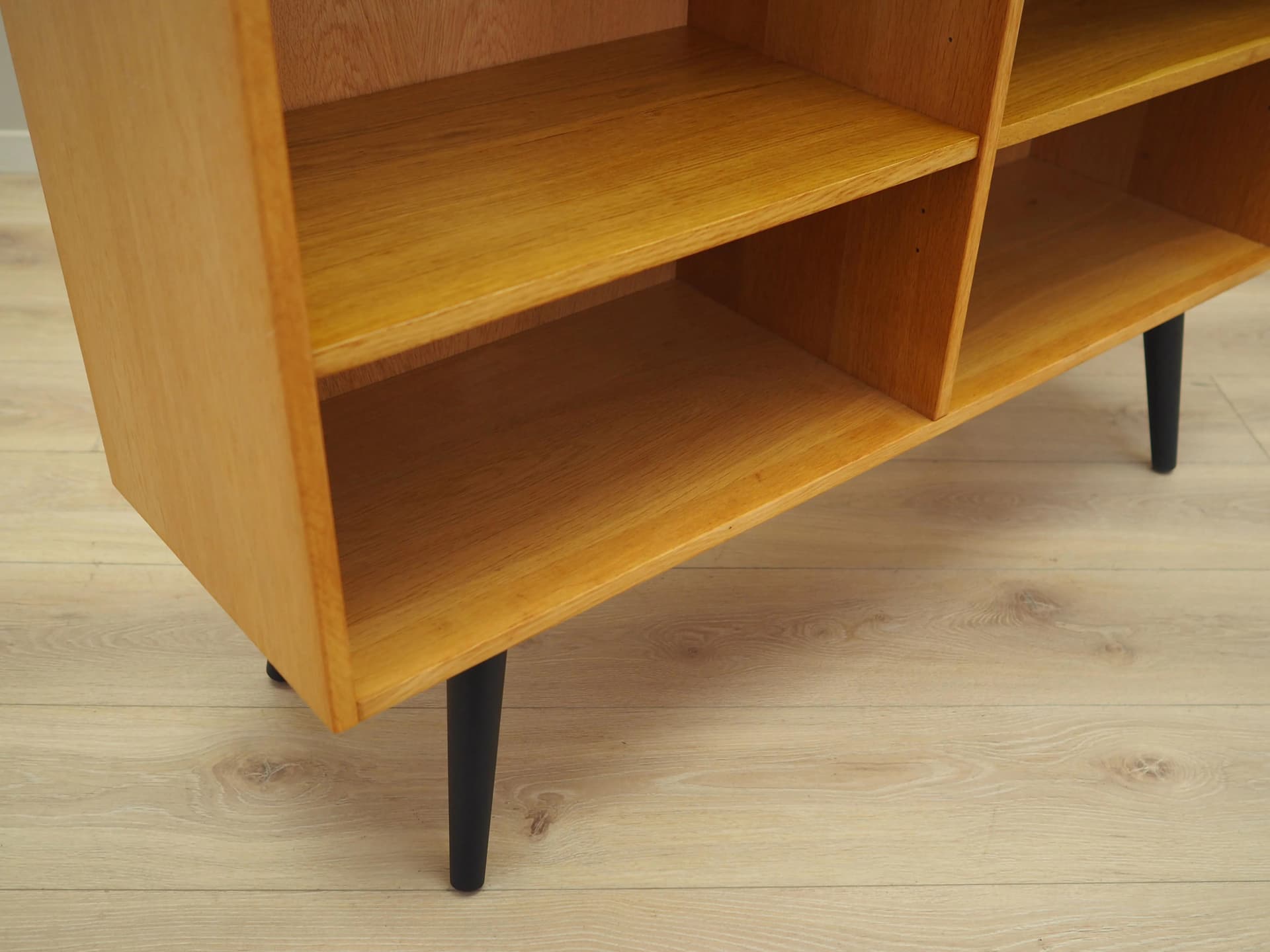 Bookshelf, yellow ash, Denmark, 1970s - 27963