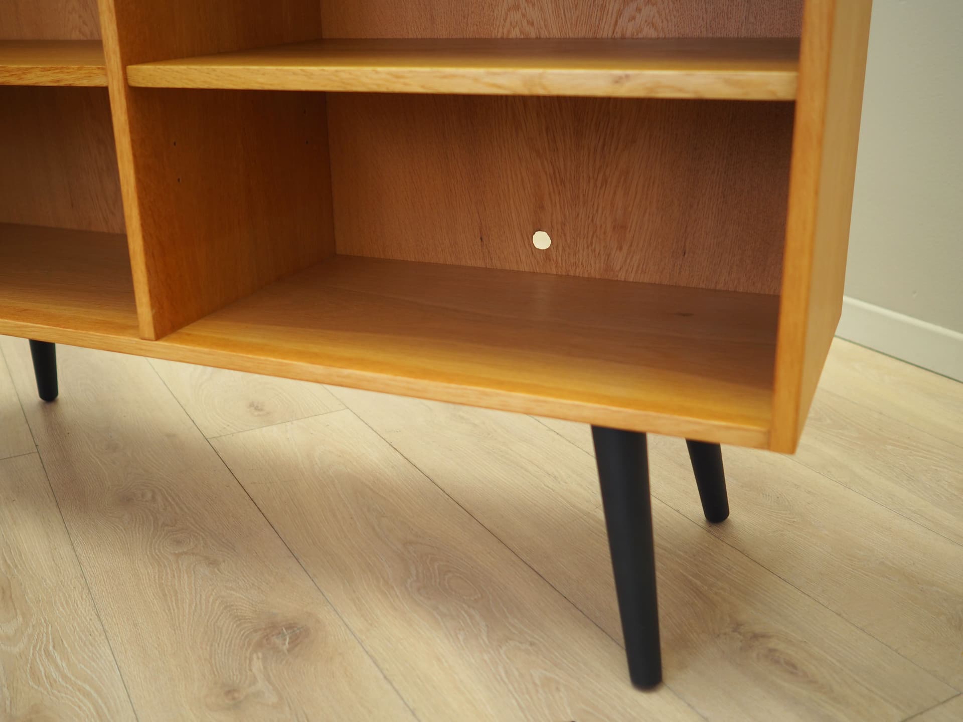 Bookshelf, yellow ash, Denmark, 1970s - 66018