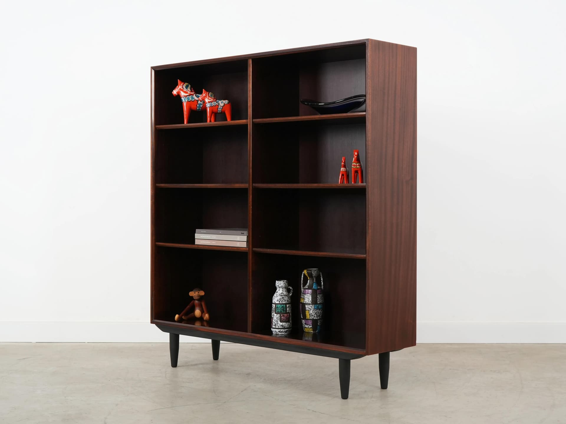 Bookcase, mahogany dark brown, Denmark, 1970s - 28197