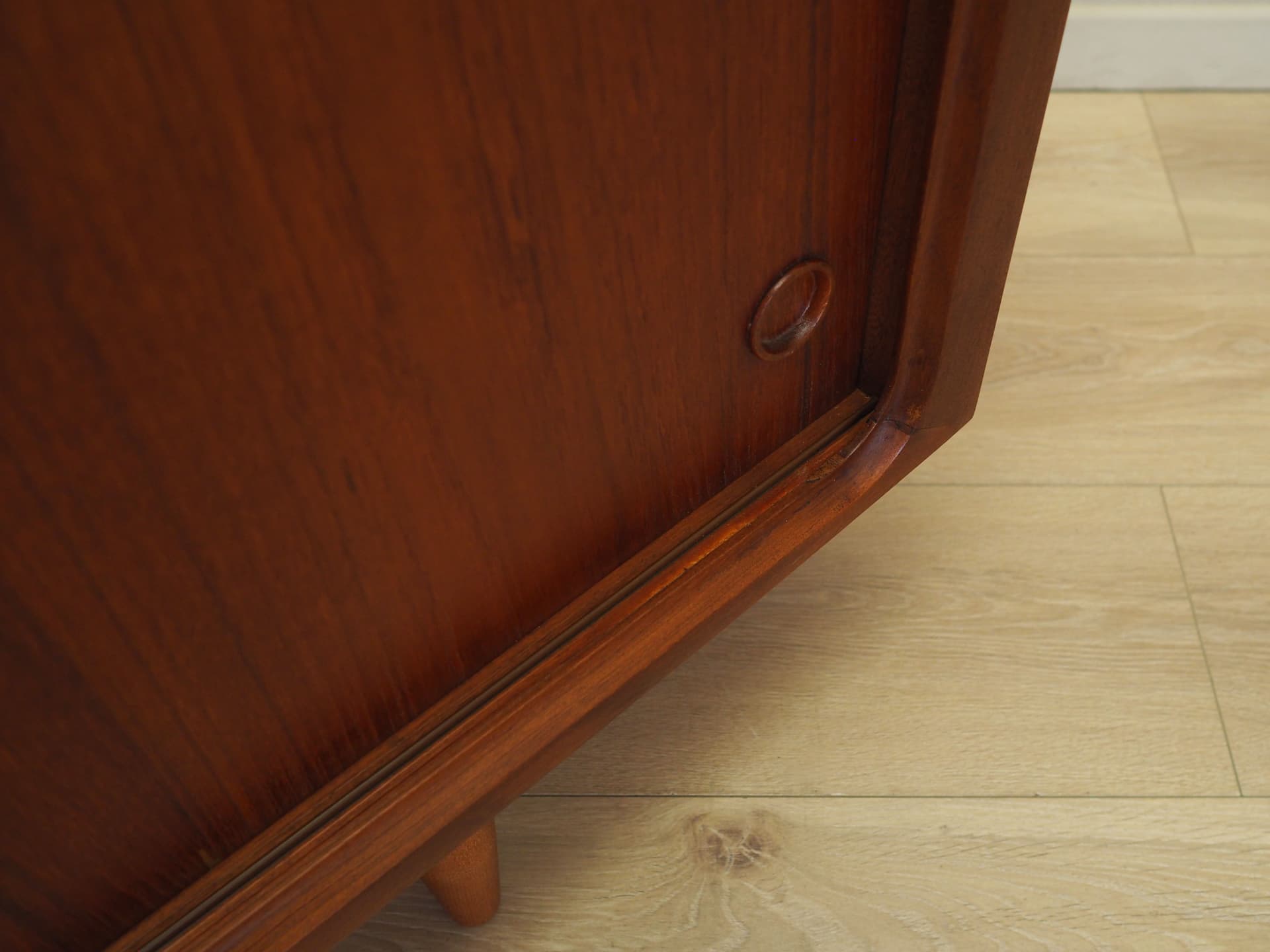 Sideboard, brown teak, Denmark, 1970s - 66004