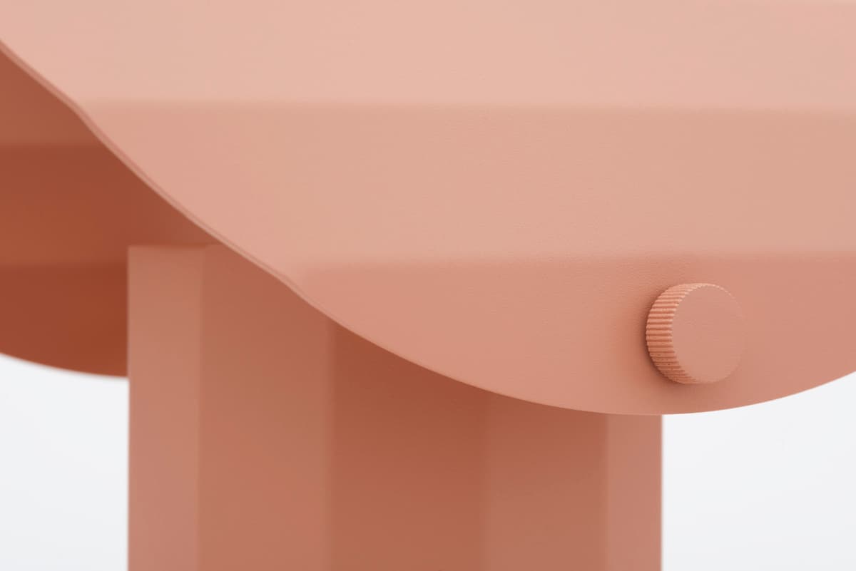 Lampa stojąca APOLIN 30 cm złamany różowy, Kaspa x Grynasz Studio - 3282