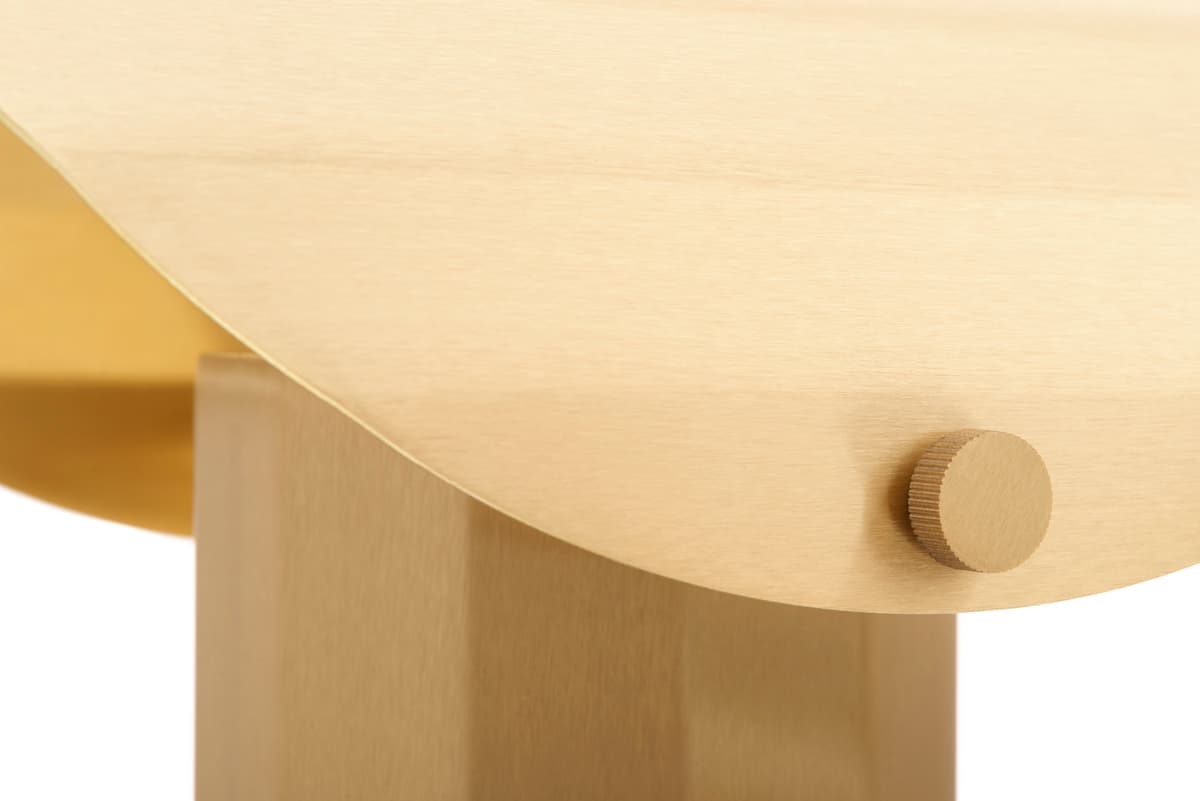 Standing lamp APOLIN 30cm, brushed brass, Kaspa x Grynasz Studio - 3296