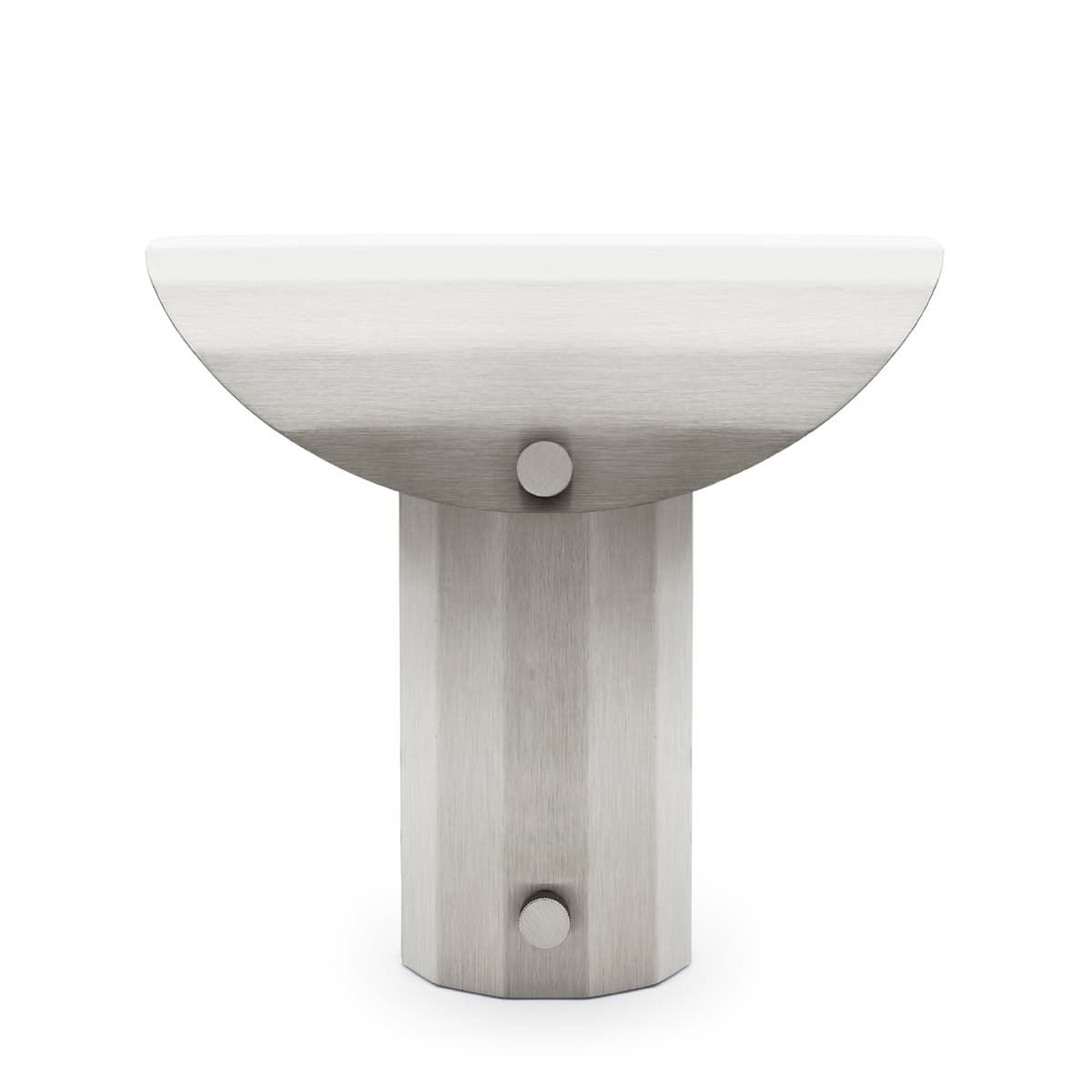 Lampa stojąca APOLIN 30 cm stal szczotkowana, Kaspa x Grynasz Studio - 3308