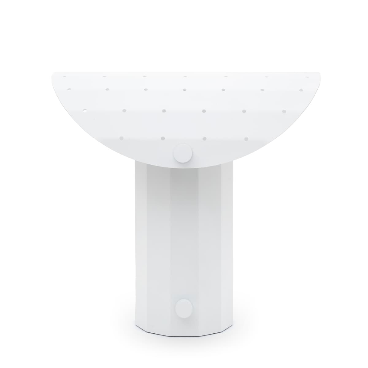 Lampa stojąca APOLIN z perforacją 30 cm biały, Kaspa x Grynasz Studio - 3382