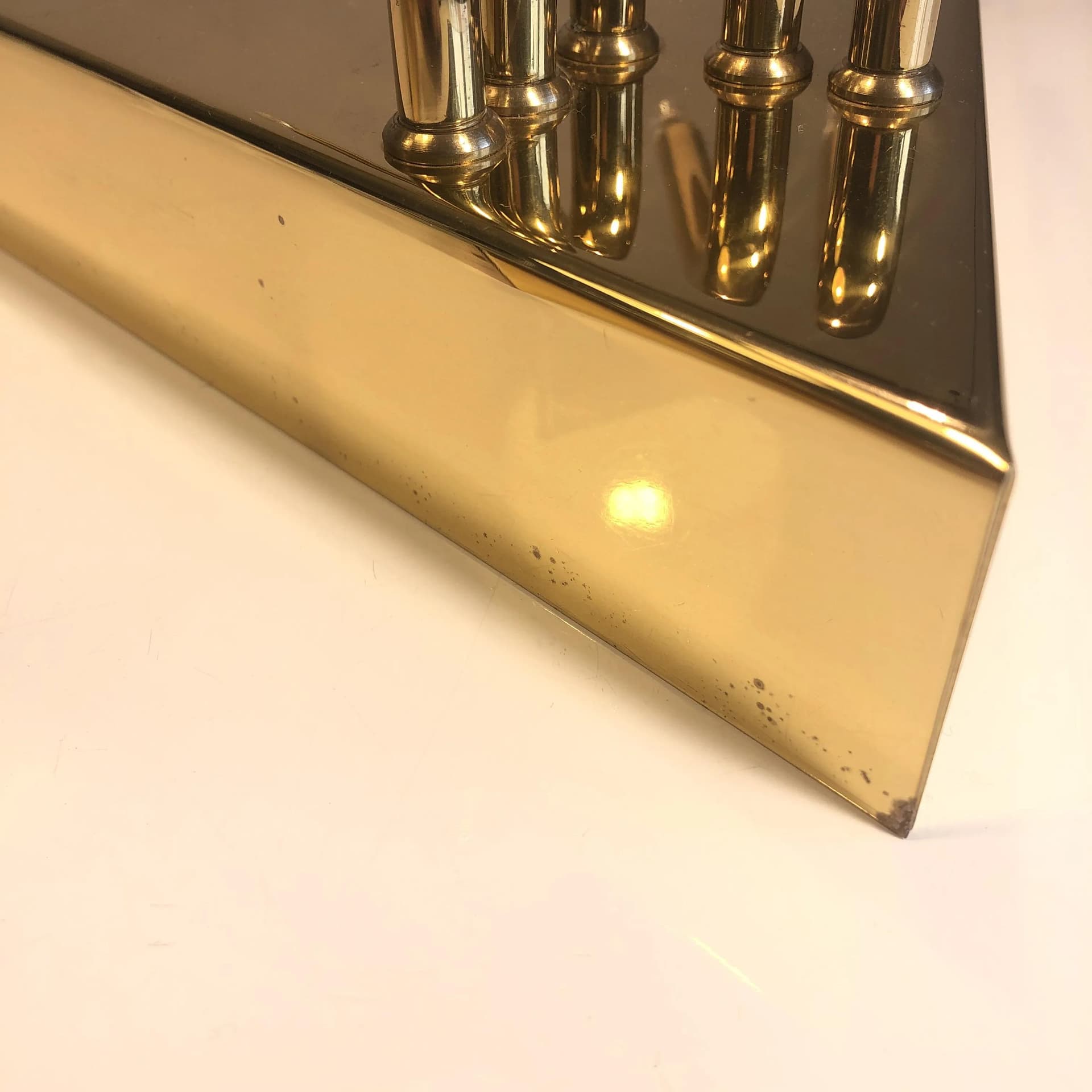 Pair of Postmodern Wall Sconces, Golden Brass, Germany, 1990s - 28515