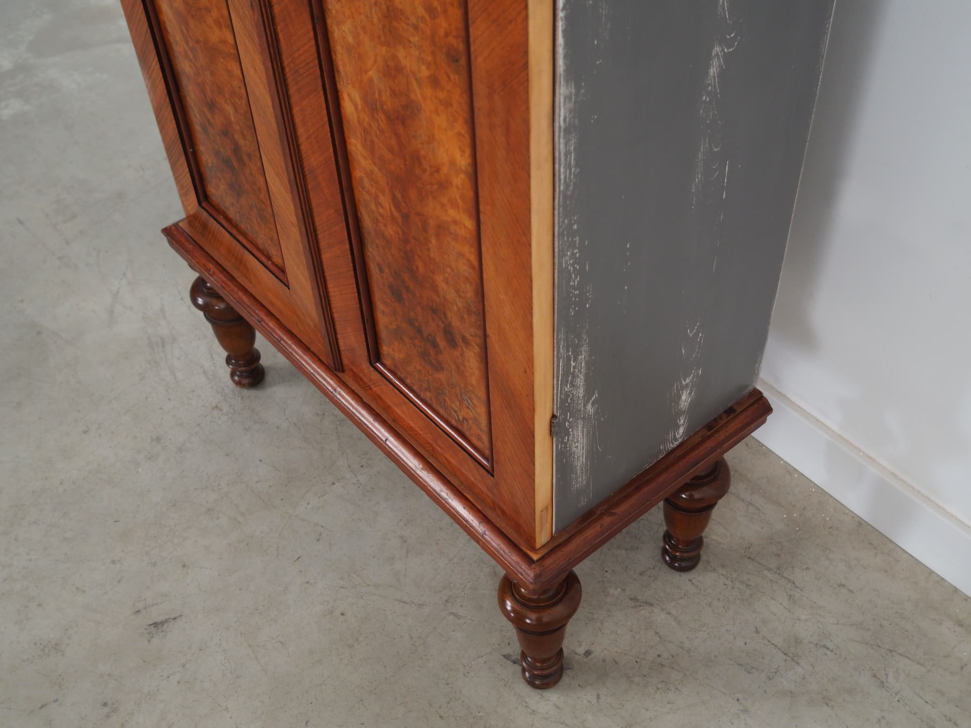 Komoda, szary, sosna, mahoń, Dania, lata 60. - 64817