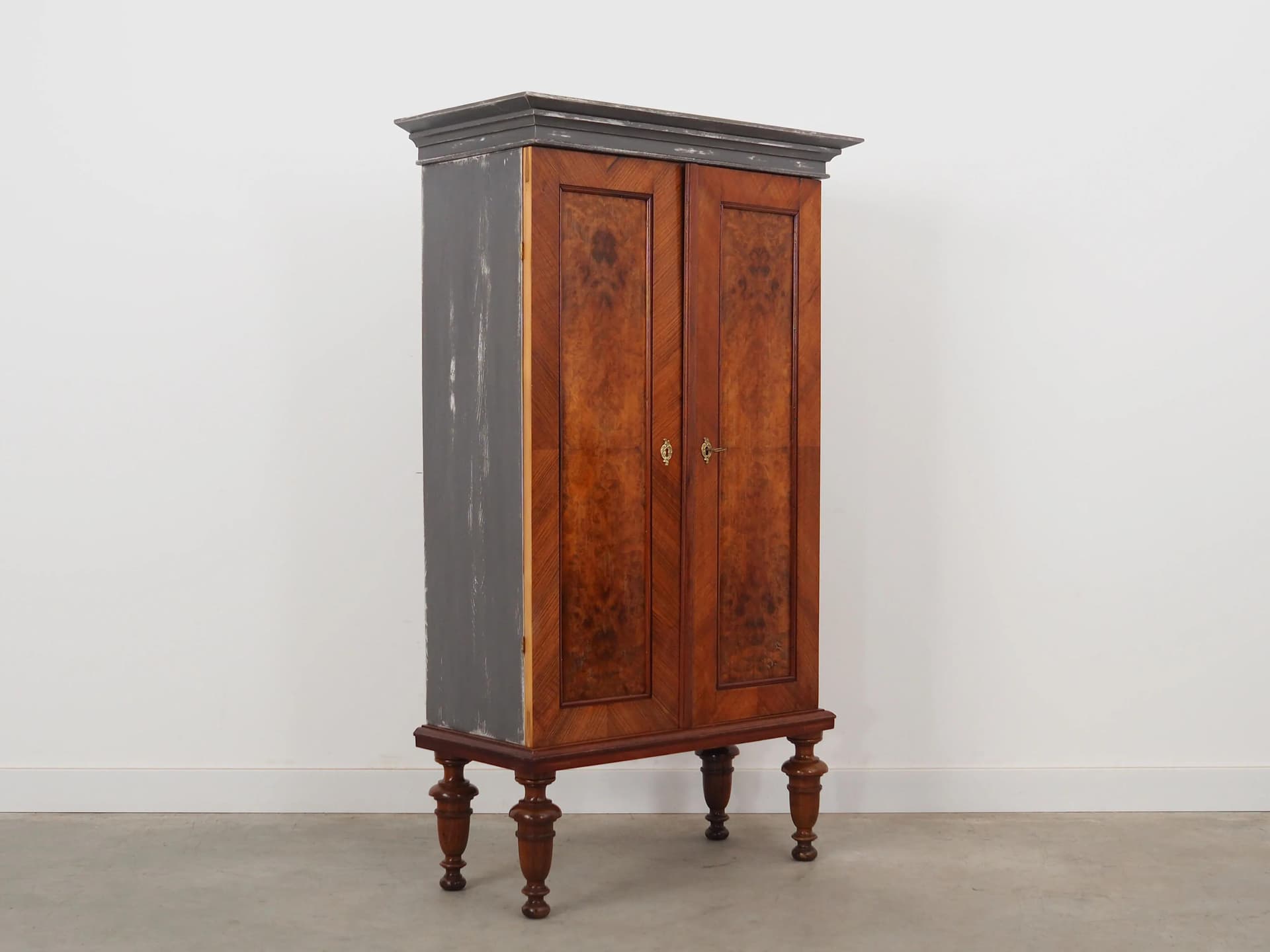 Komoda, szary, sosna, mahoń, Dania, lata 60. - 28962