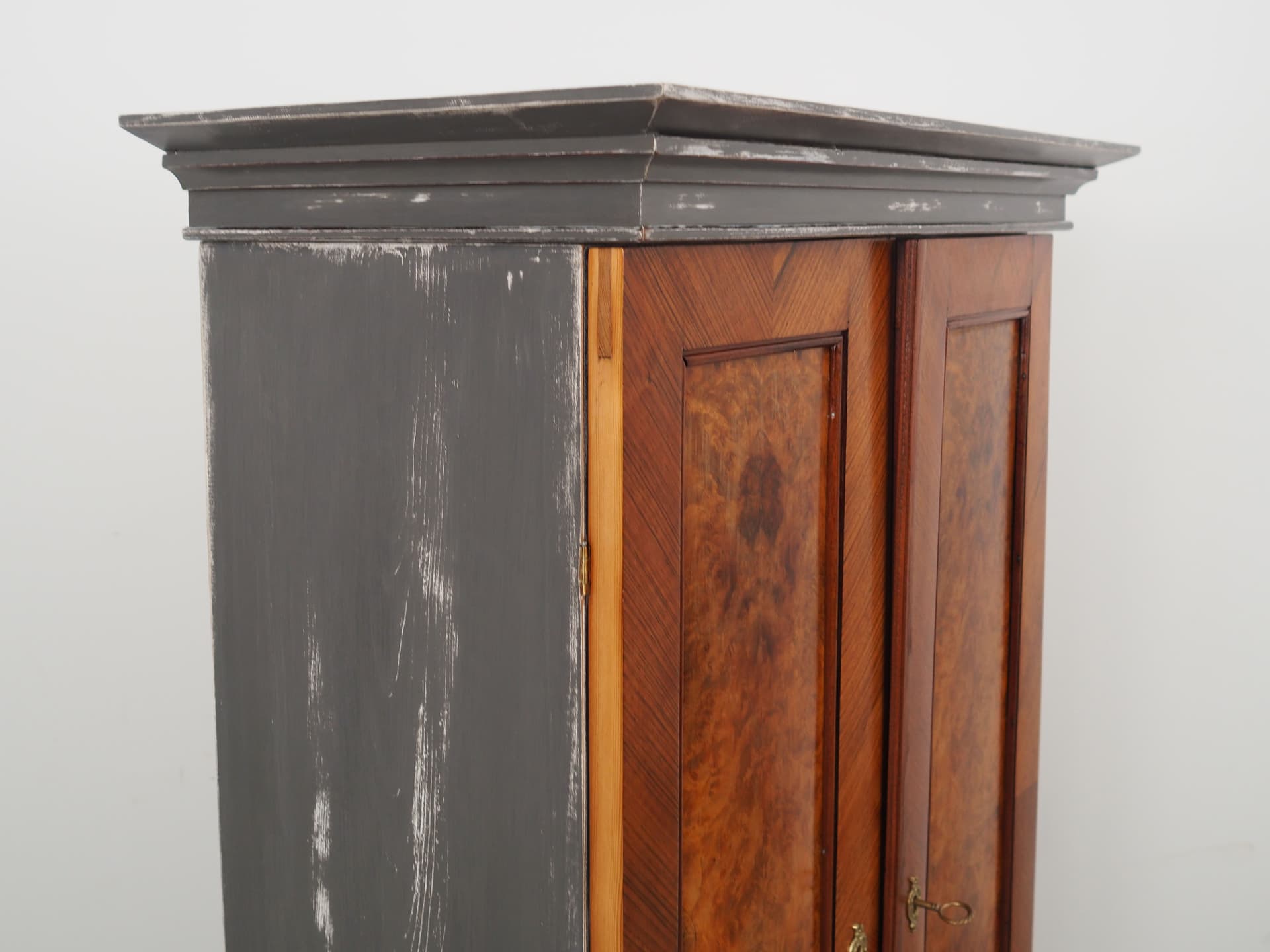 Komoda, szary, sosna, mahoń, Dania, lata 60. - 64815