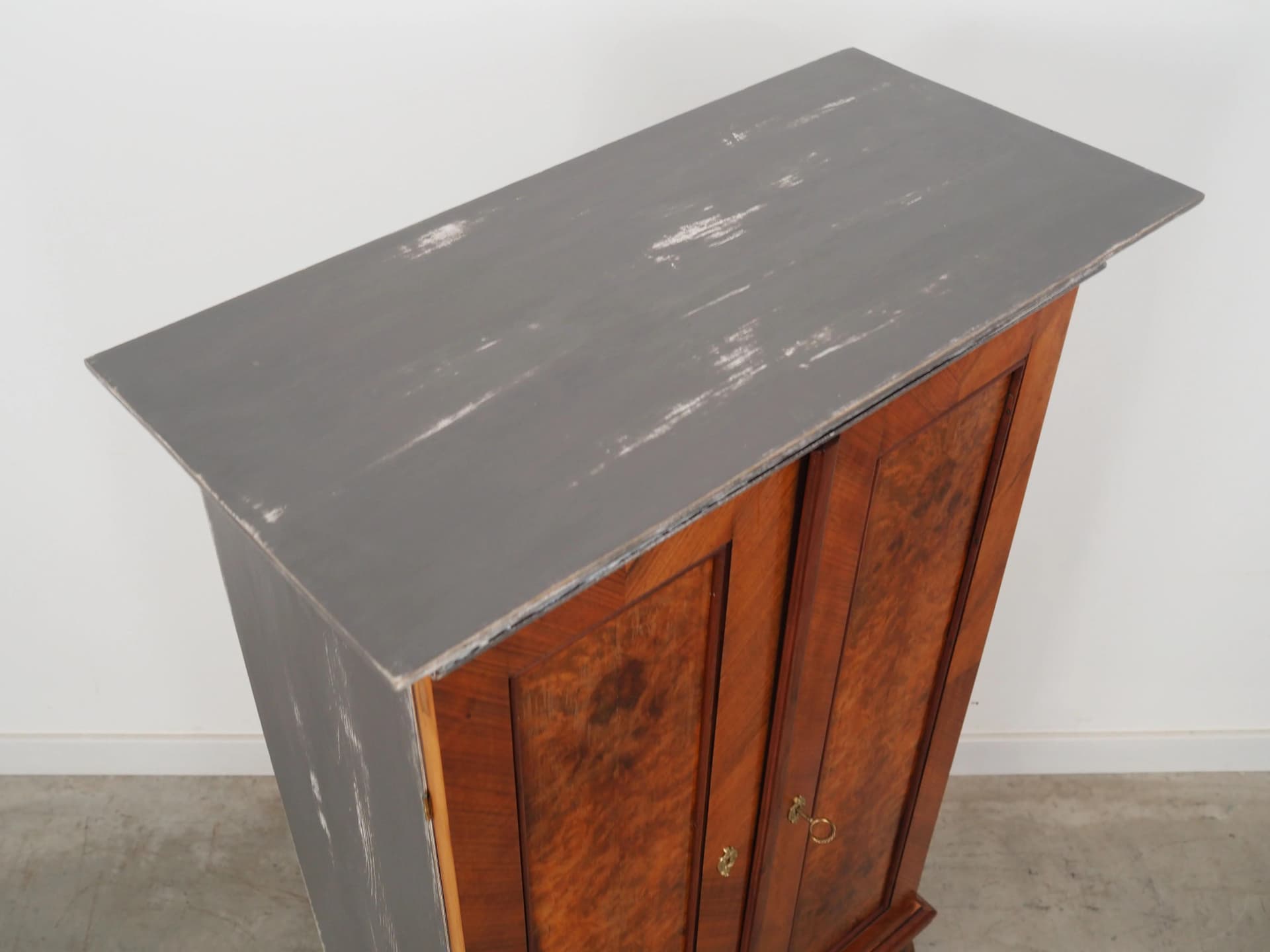 Komoda, szary, sosna, mahoń, Dania, lata 60. - 28964