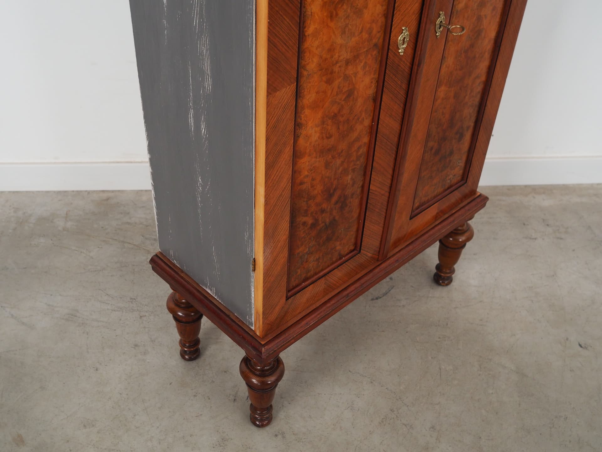 Komoda, szary, sosna, mahoń, Dania, lata 60. - 64816