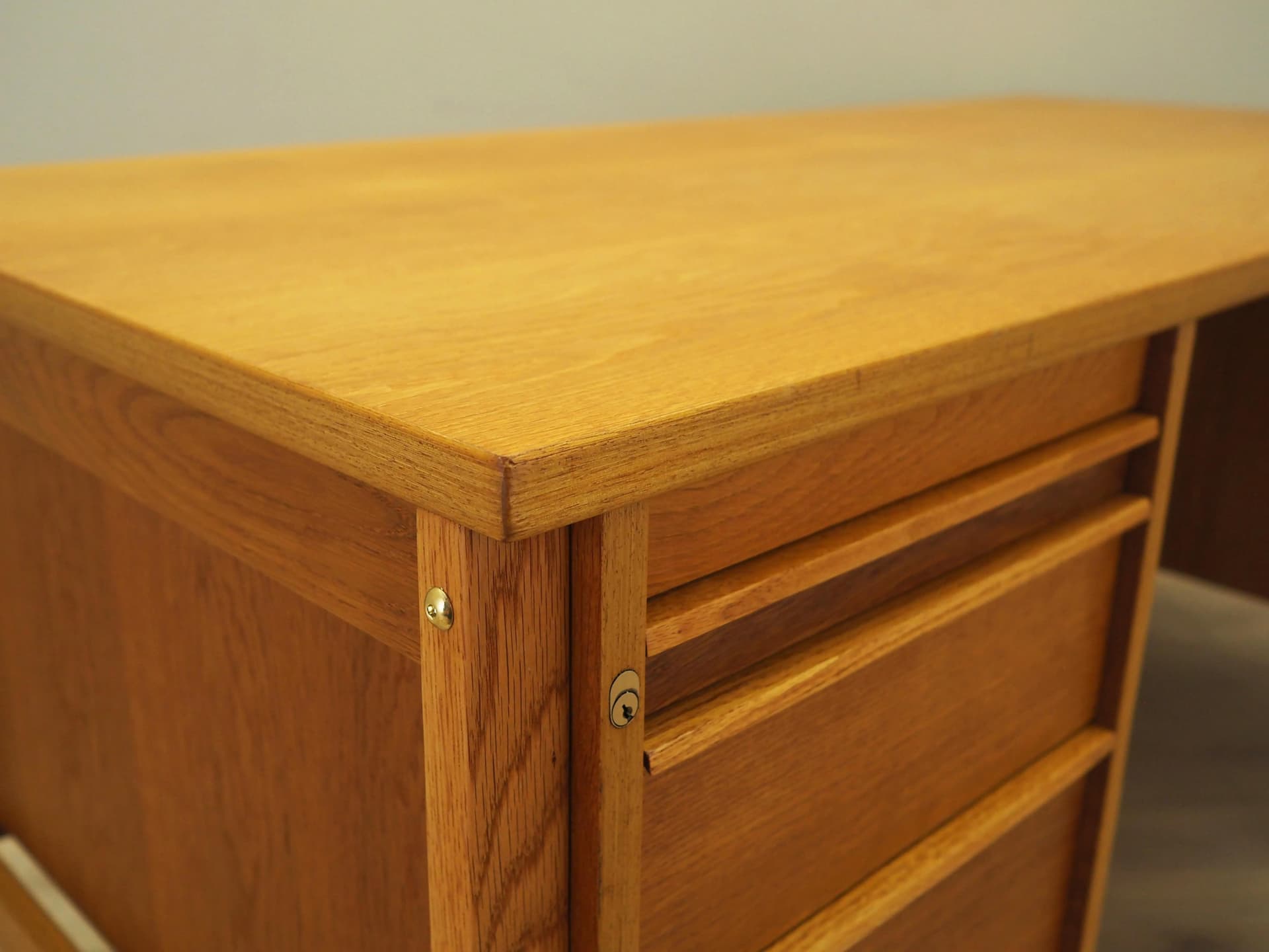 Desk, light brown ash, Norway, 1970s. - 28931