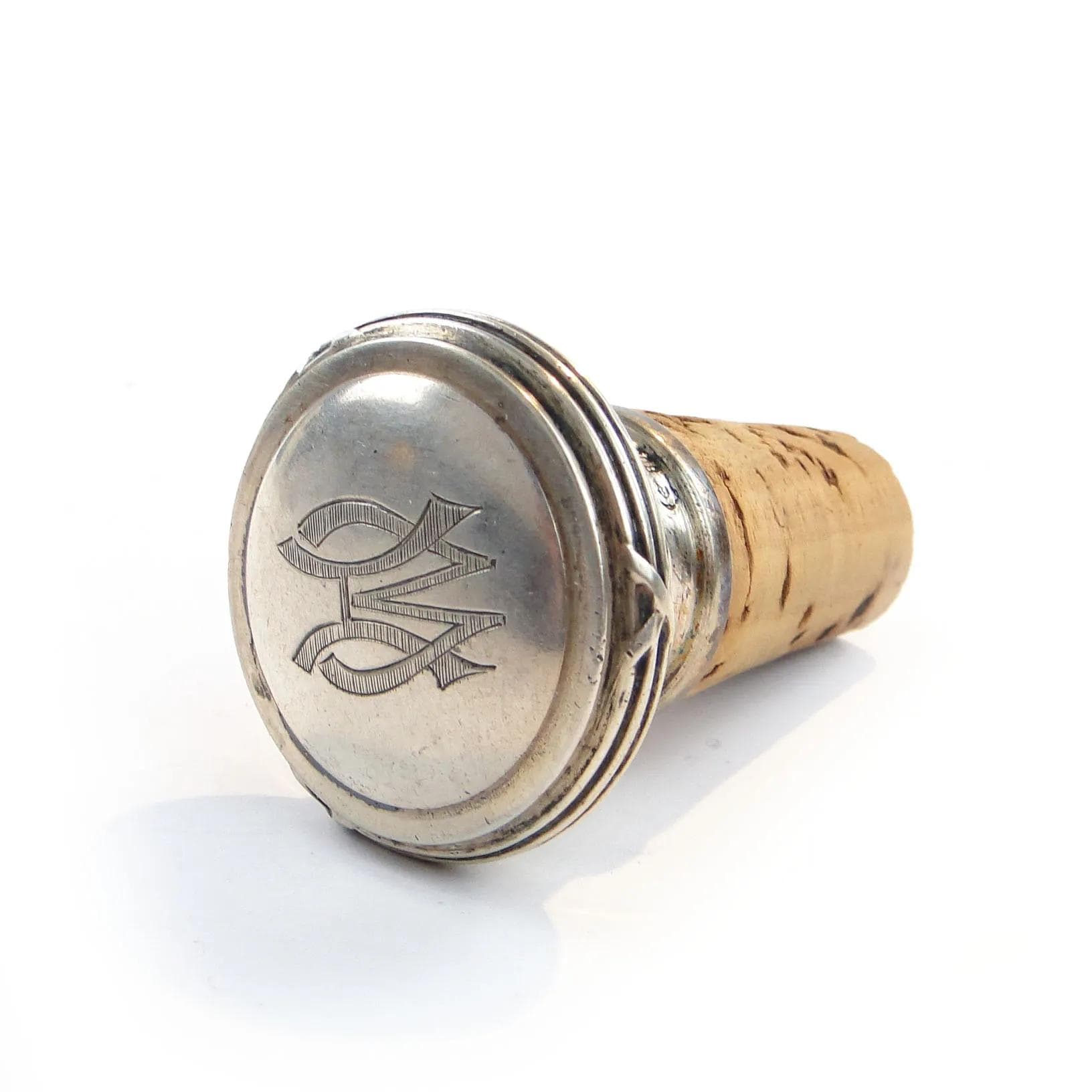 Korek do butelki, srebro, Niemcy, początek XX w. - 29467