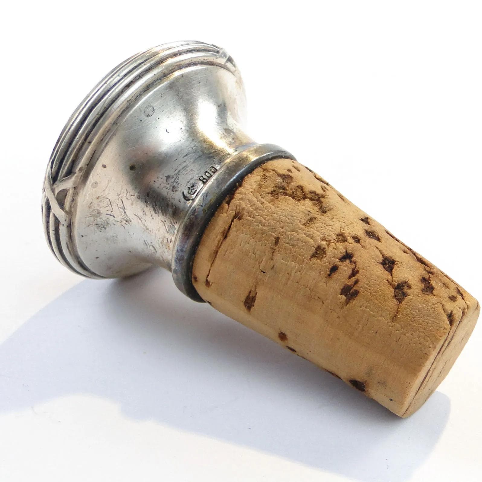 Korek do butelki, srebro, Niemcy, początek XX w. - 29468