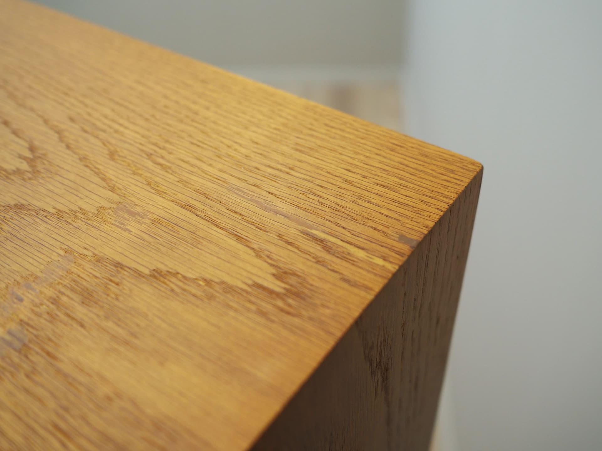Bookshelf, brown ash, black wood legs, by B. Mogensen, Sweden, 1960s. - 64790