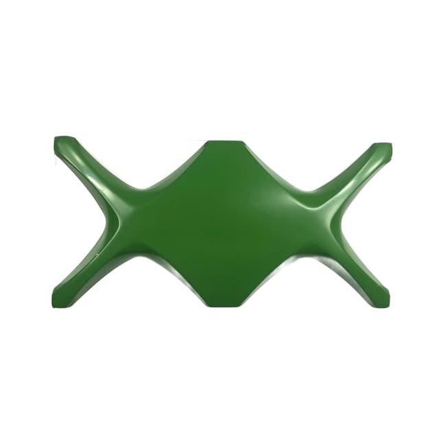 Kinkiet Space Age, metal zielony, proj. K. Link, Niemcy, lata 70. - WYMIARY