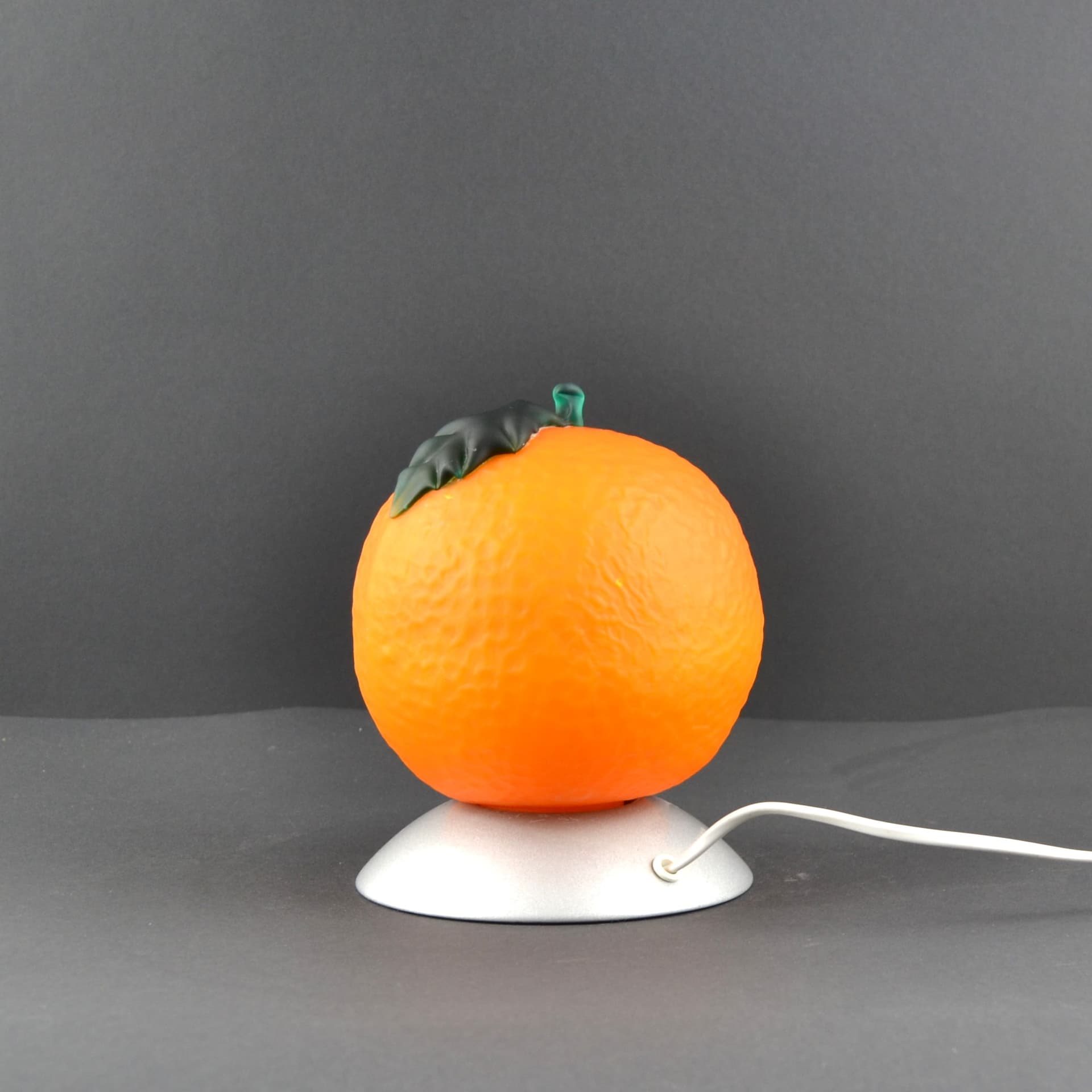 Table Lamp Fruits Orange, orange plastic, Ikea, Sweden, 1990s. - 208
