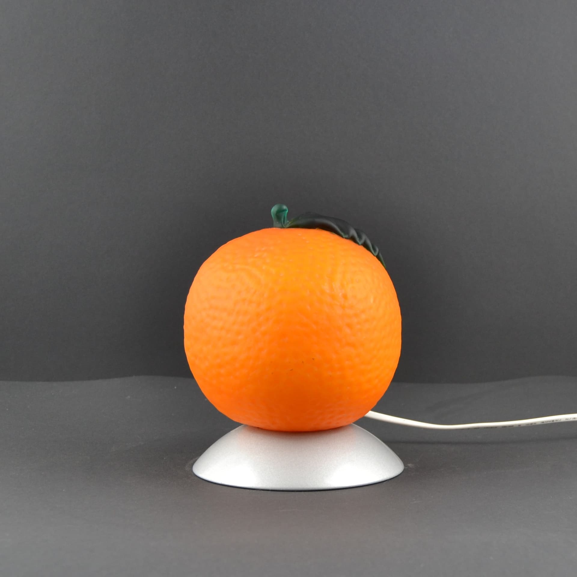Table Lamp Fruits Orange, orange plastic, Ikea, Sweden, 1990s. - 205