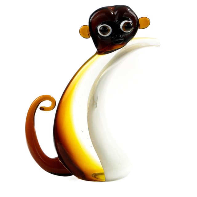 Decorative figurine, multicolor glass, Murano, Italy, 1980s. - DIMENSION