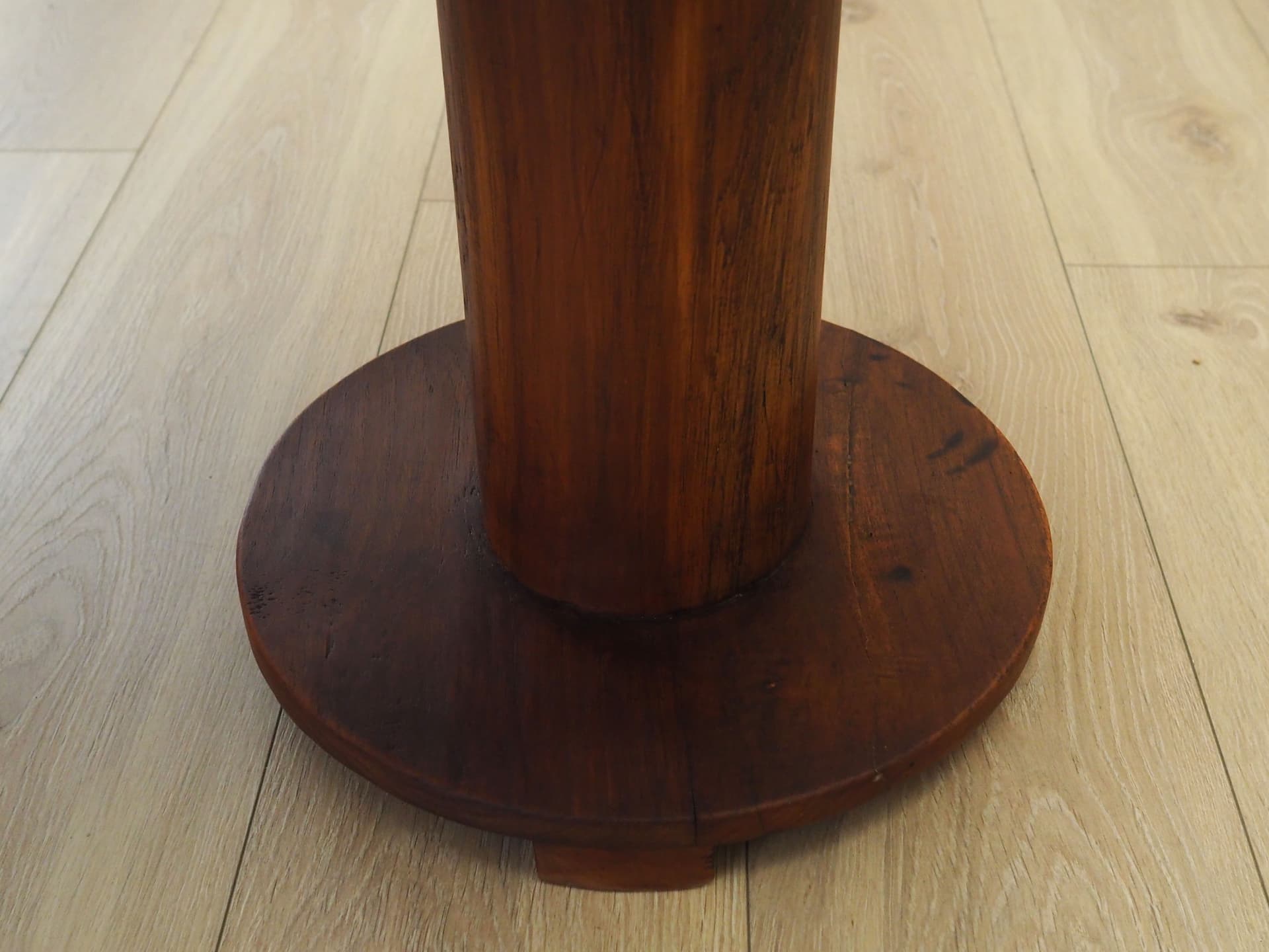 Side table, brown oak, Italy, 1960s. - 64732