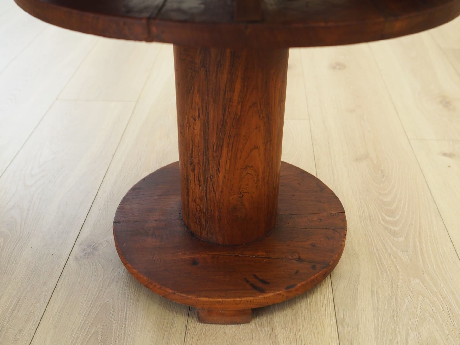 Side table, brown oak, Italy, 1960s. - 64734
