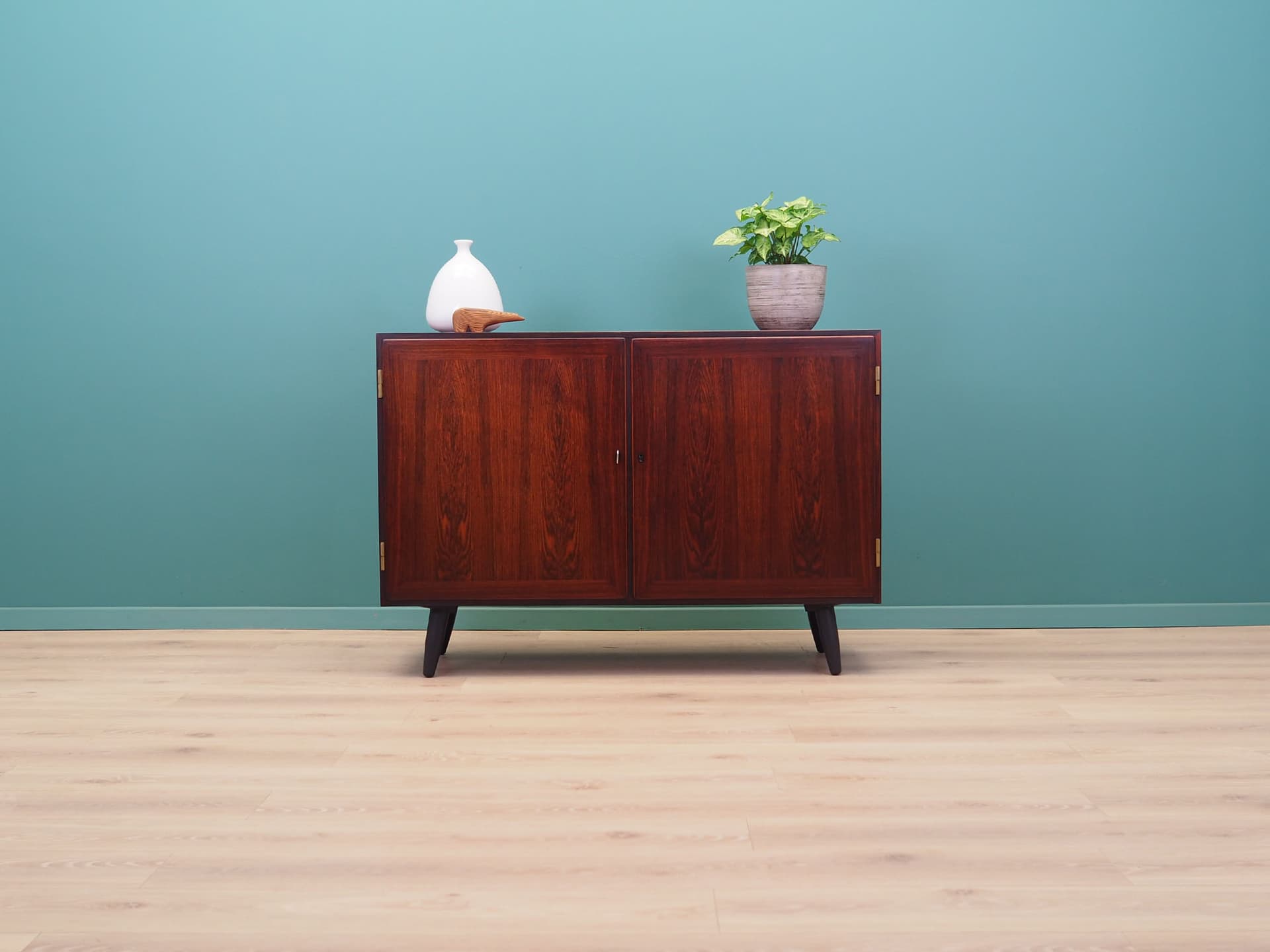 Sideboard, brown rosewood, by C. Jensen, Hundevad & Co, Denmark, 1970s. - 64681