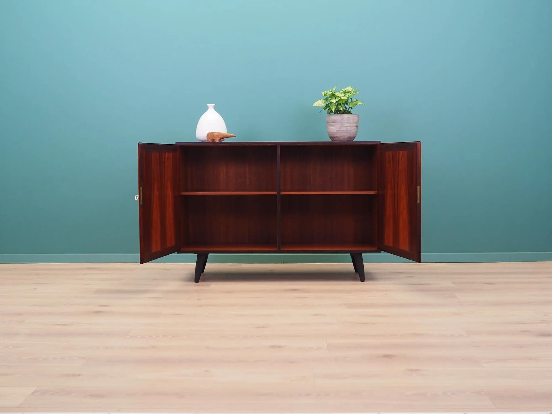 Sideboard, brown rosewood, by C. Jensen, Hundevad & Co, Denmark, 1970s. - 29515