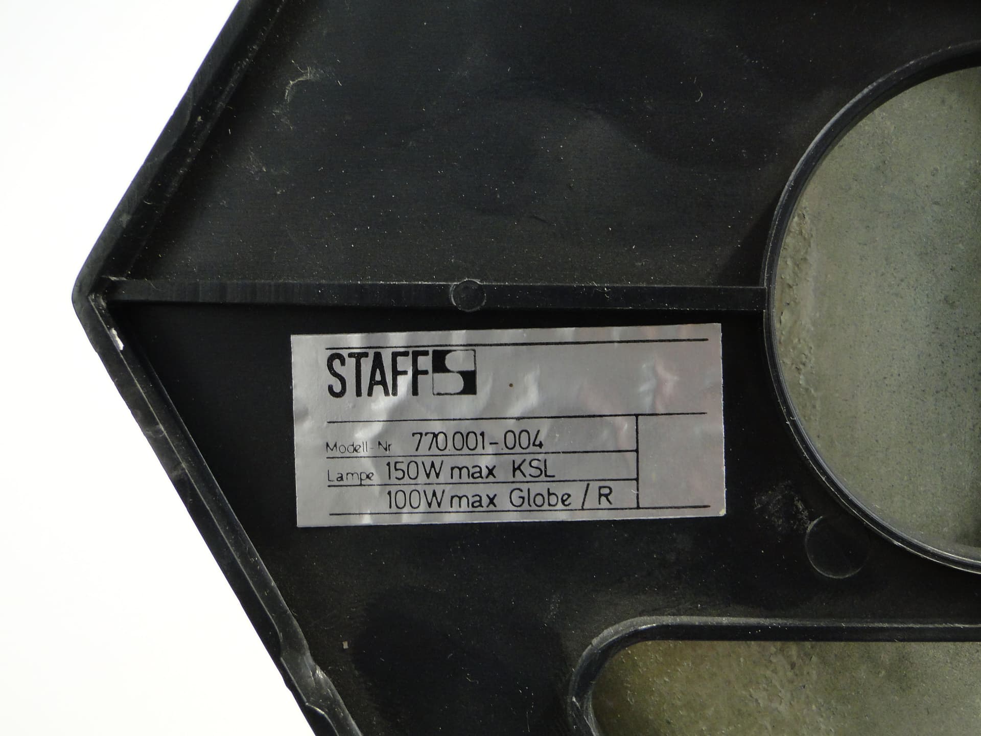 Plafon Saturno, złoty, mosiądz, proj. K. Motozawa, Staff Leuchten, Niemcy, lata 70. - 3515