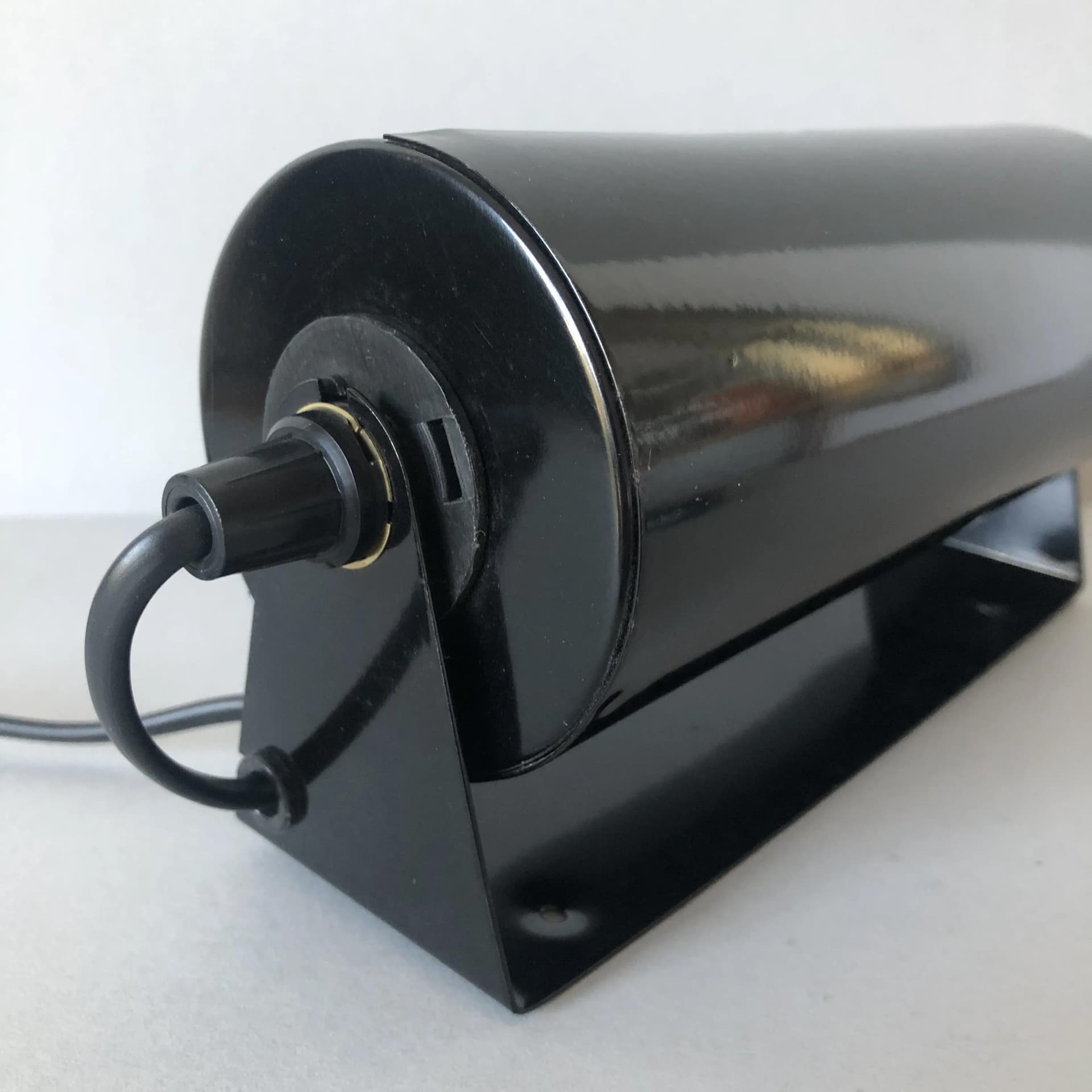 Kinkiet ścienny metalowy czarny V413 21x11 cm, IKEA, Szwecja lata 80. - 29715