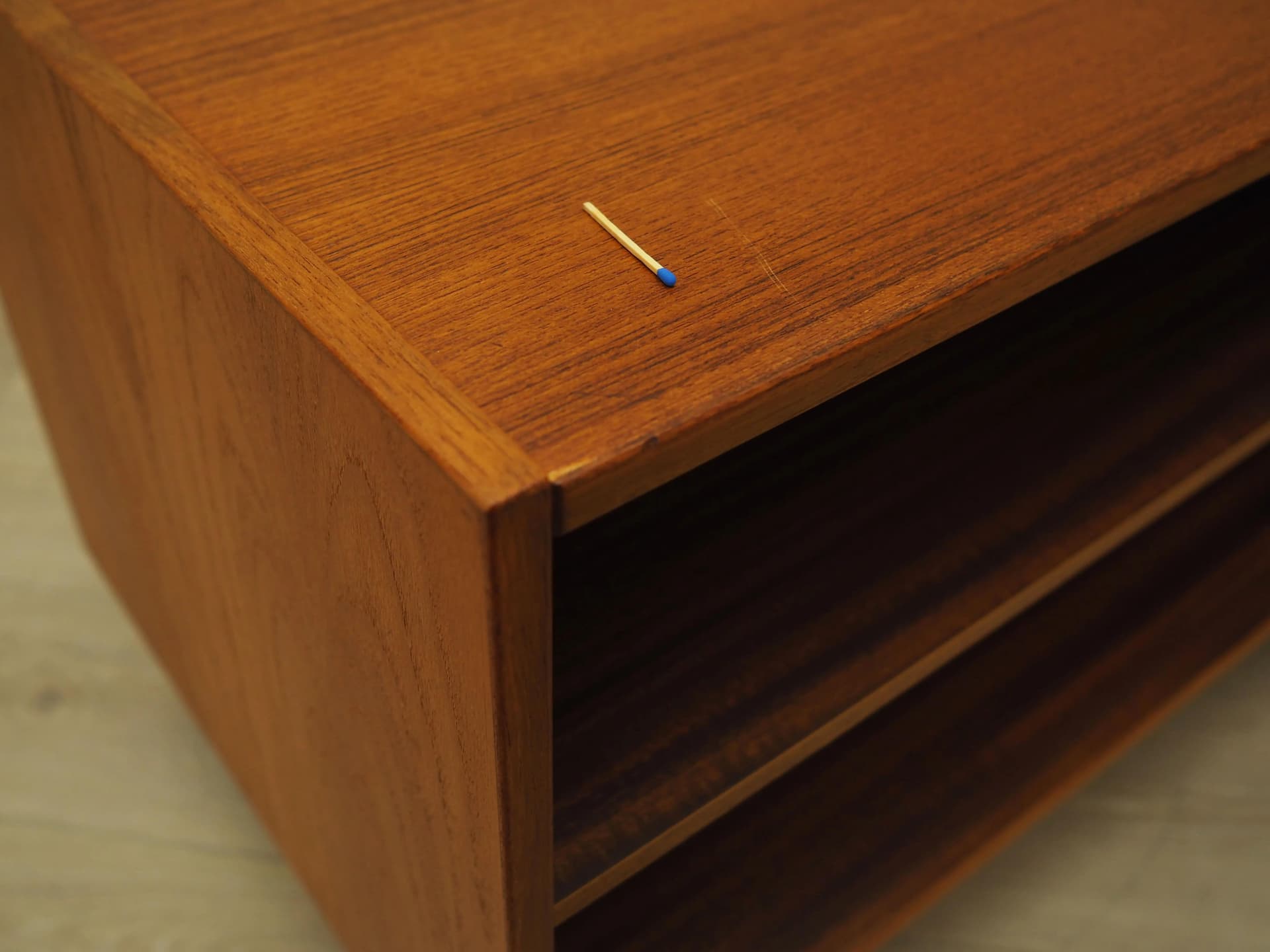 Bookcase, orange teak, Sweden, 1970s - 29856