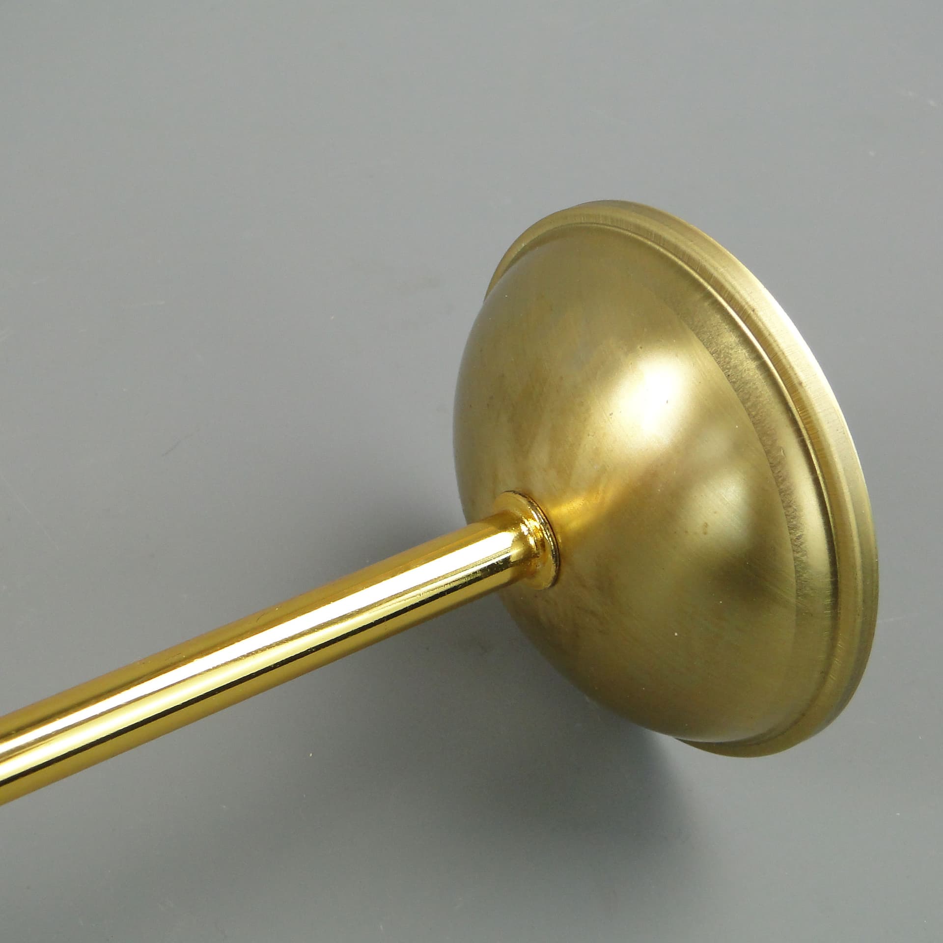 Lampa wisząca Art Deco, szkło beżowe, mosiądz, Polska, lata 20. - 3556