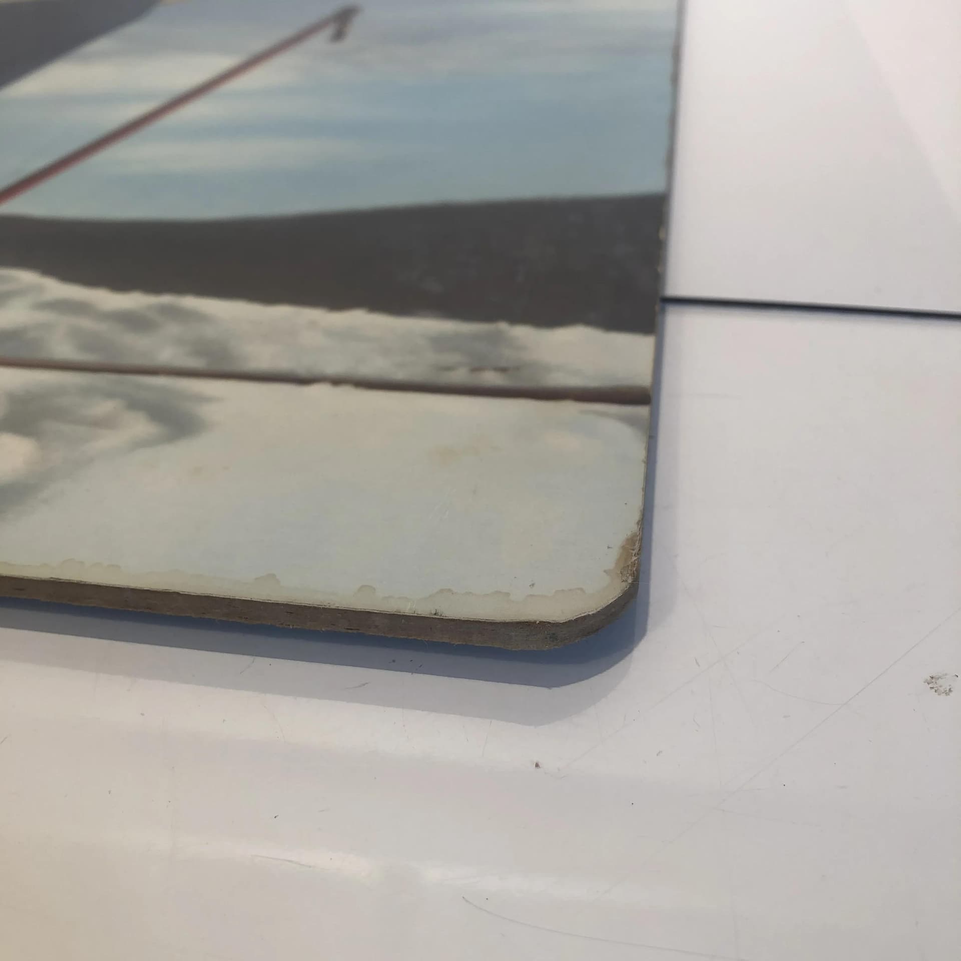 Reklama ścienna Agfacolor, biała, drewno, Niemcy, lata 60. - 29961