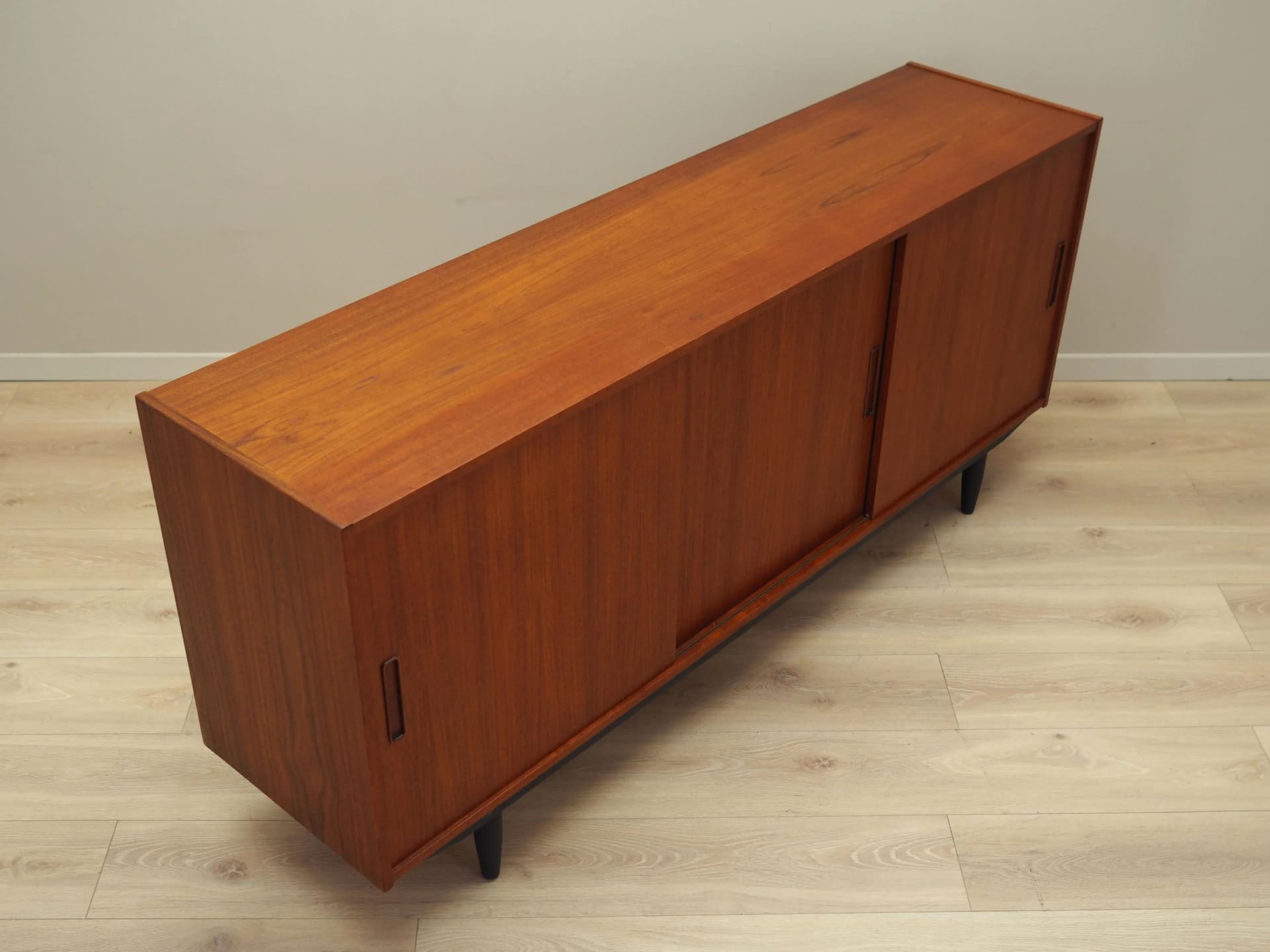 Sideboard, brown teak, Denmark, 1970s - 30137