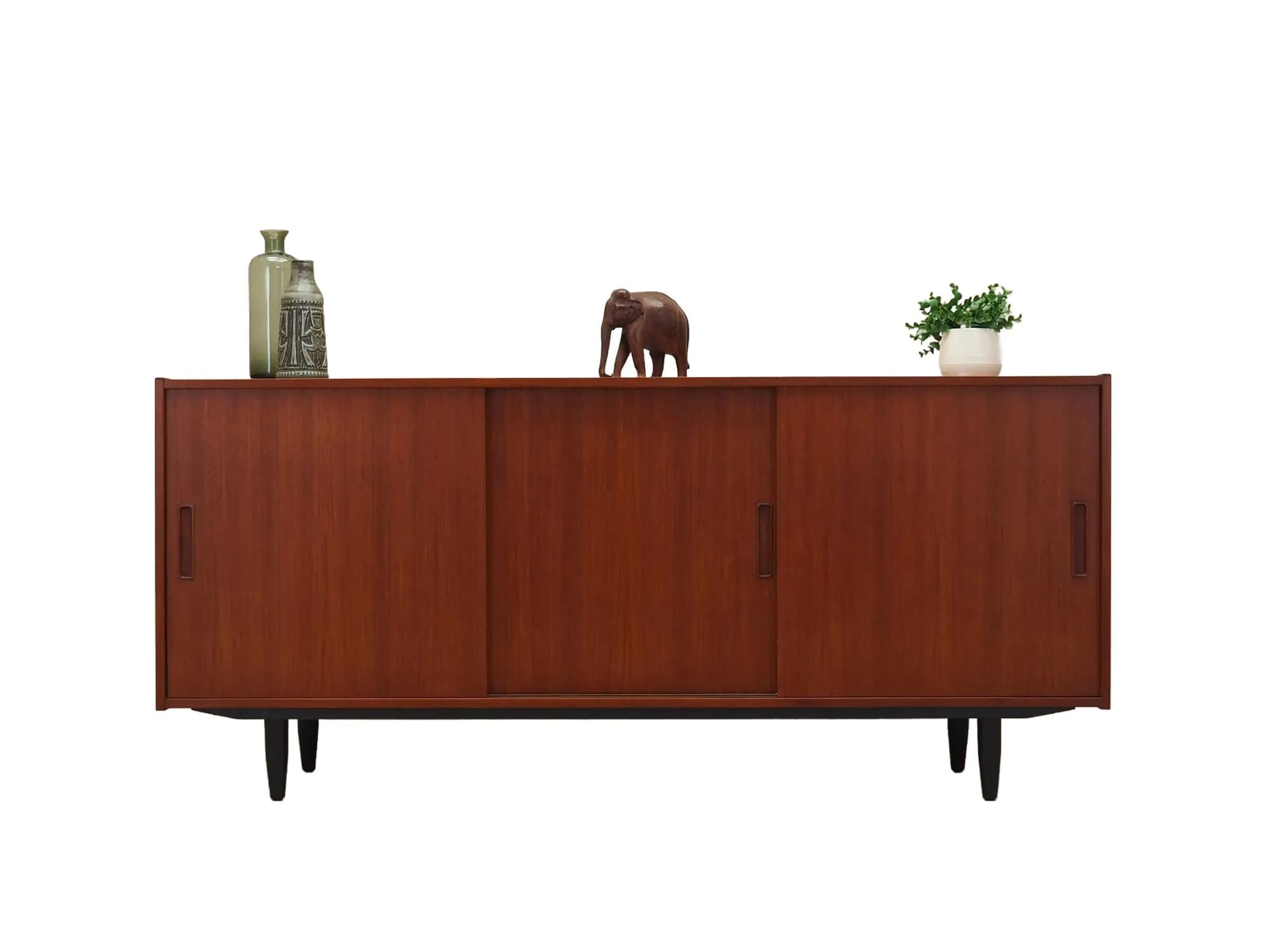 Sideboard, brown teak, Denmark, 1970s