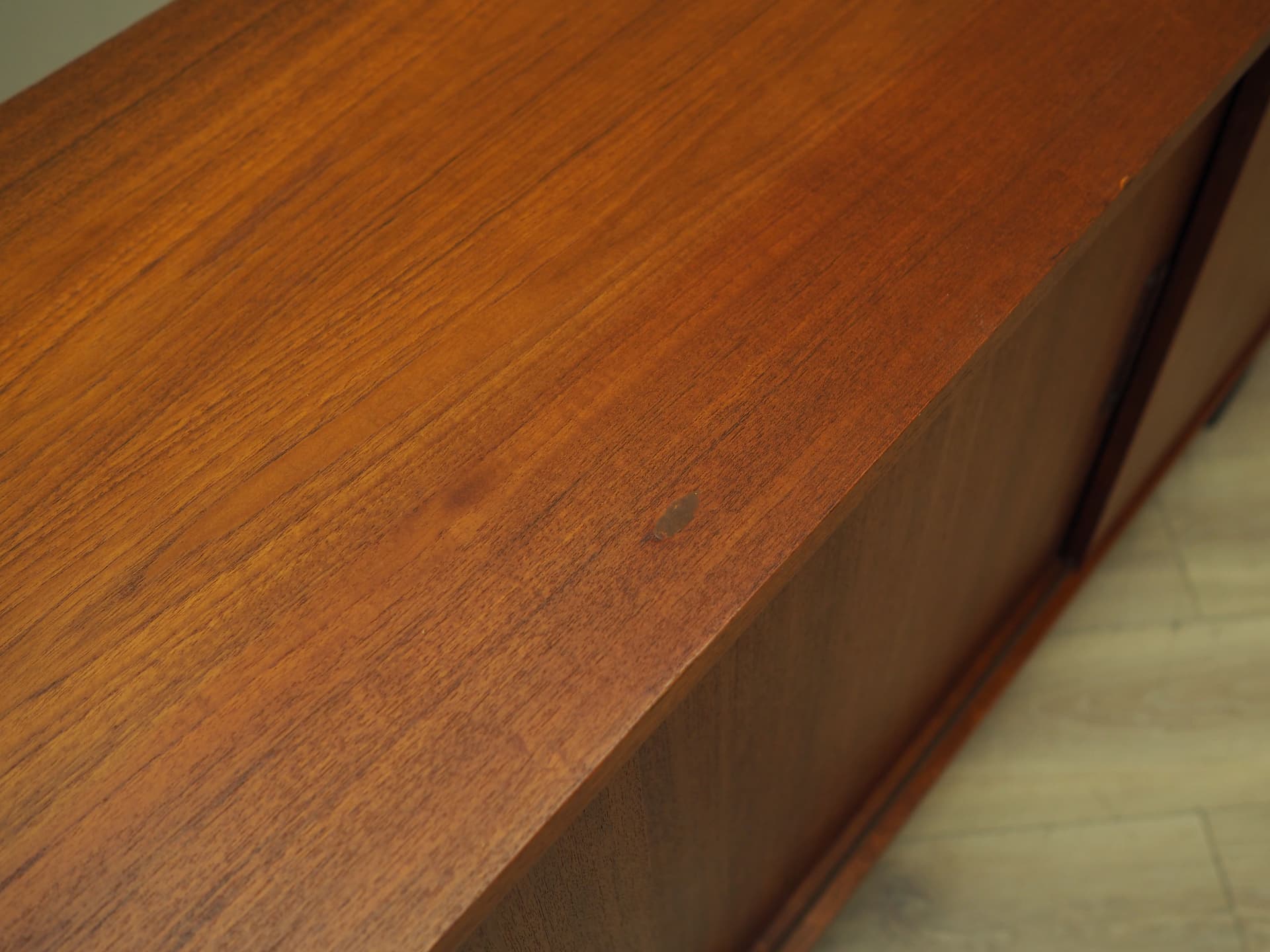 Sideboard, brown teak, Denmark, 1970s - 64645