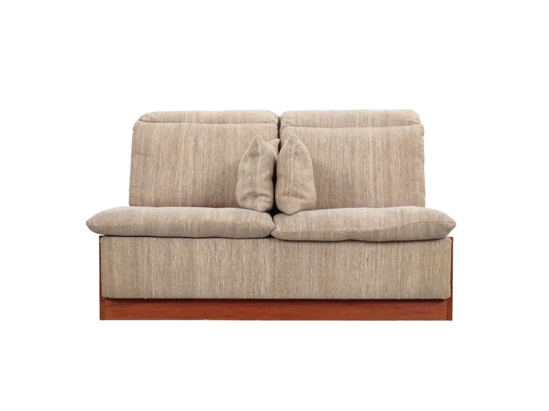 Sofa, beżowy, teak, Dania, lata 70.