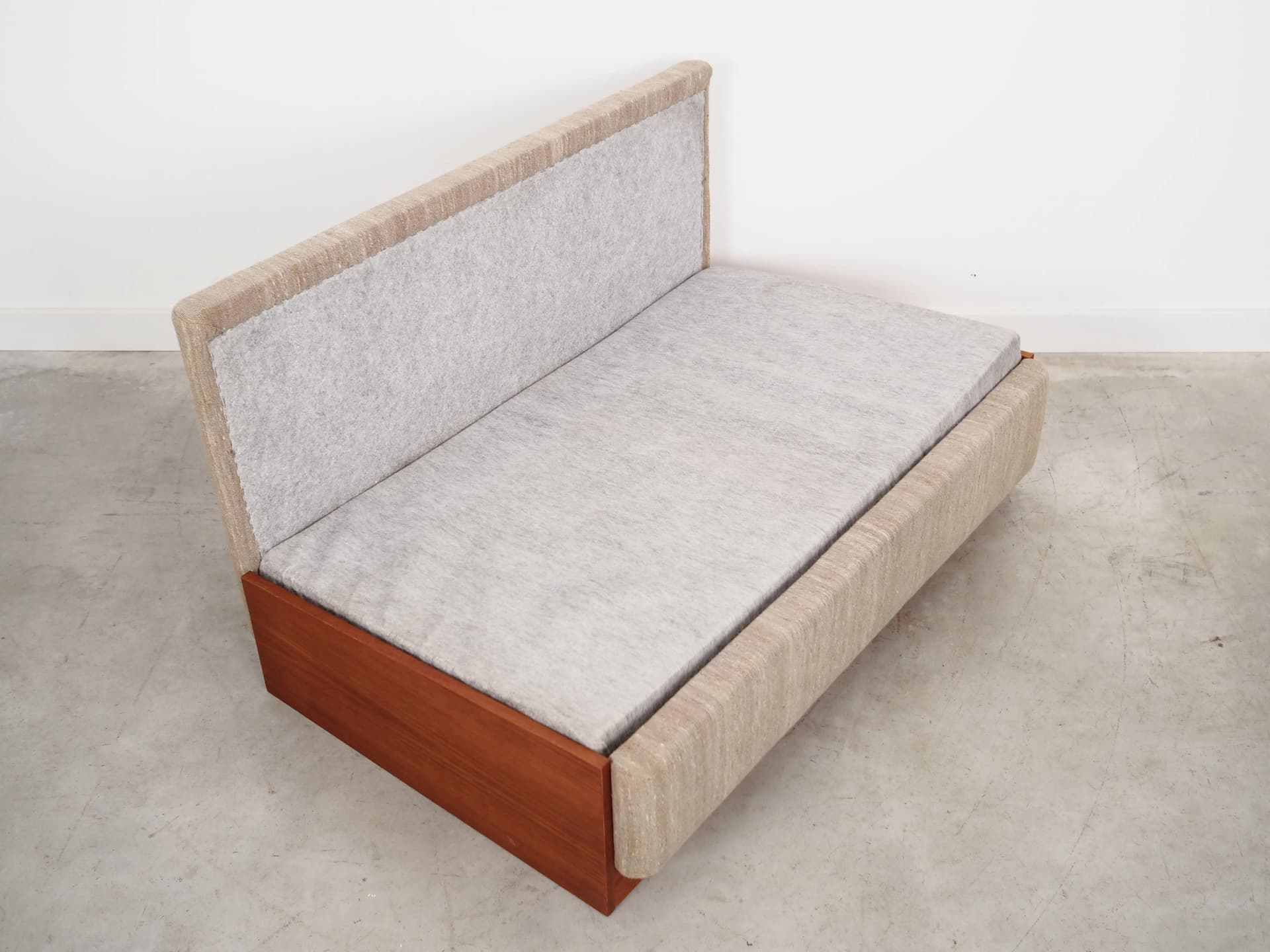 Sofa, beżowy, teak, Dania, lata 70. - 30364